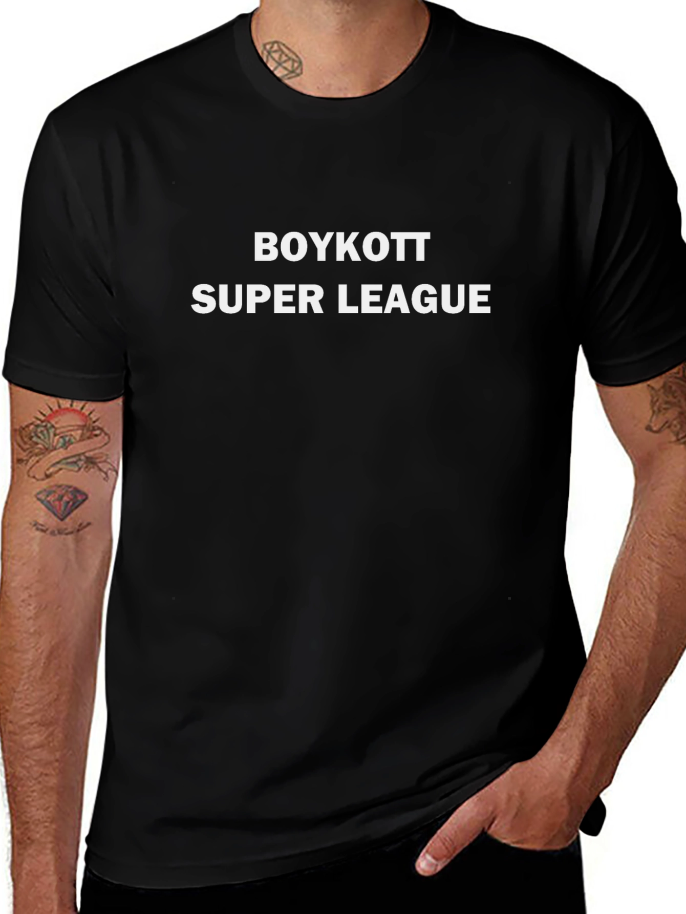 Boykott Super League Graphic T-Shirt