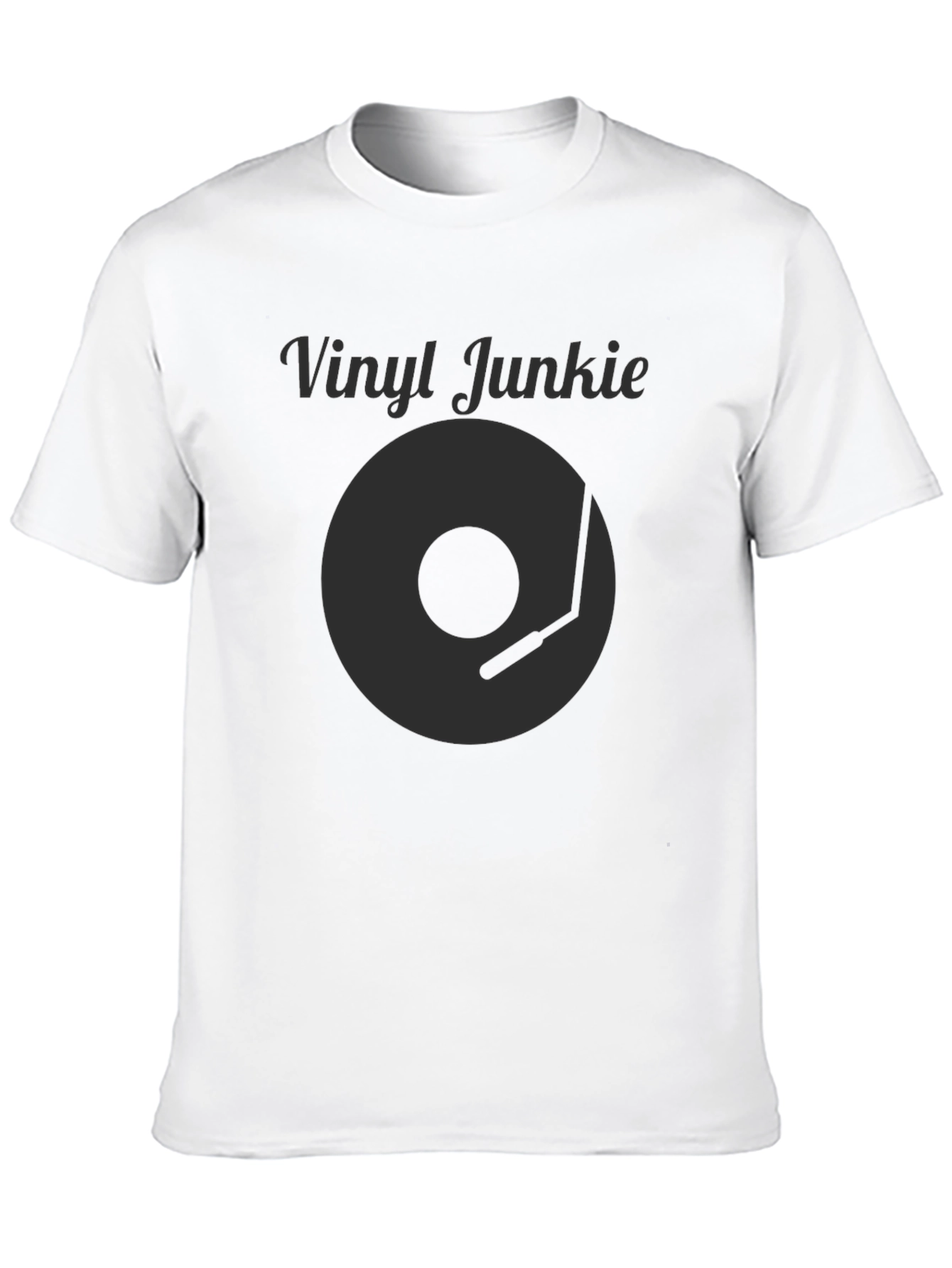 Vinyl Junkie Black T-Shirt