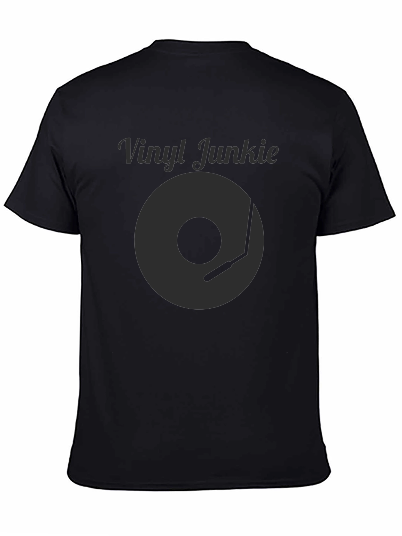 Vinyl Junkie Black T-Shirt