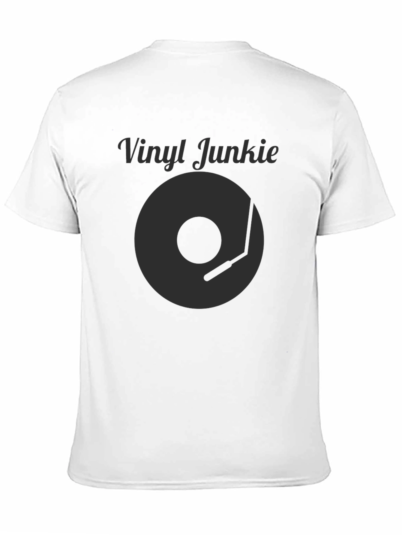 Vinyl Junkie Black T-Shirt