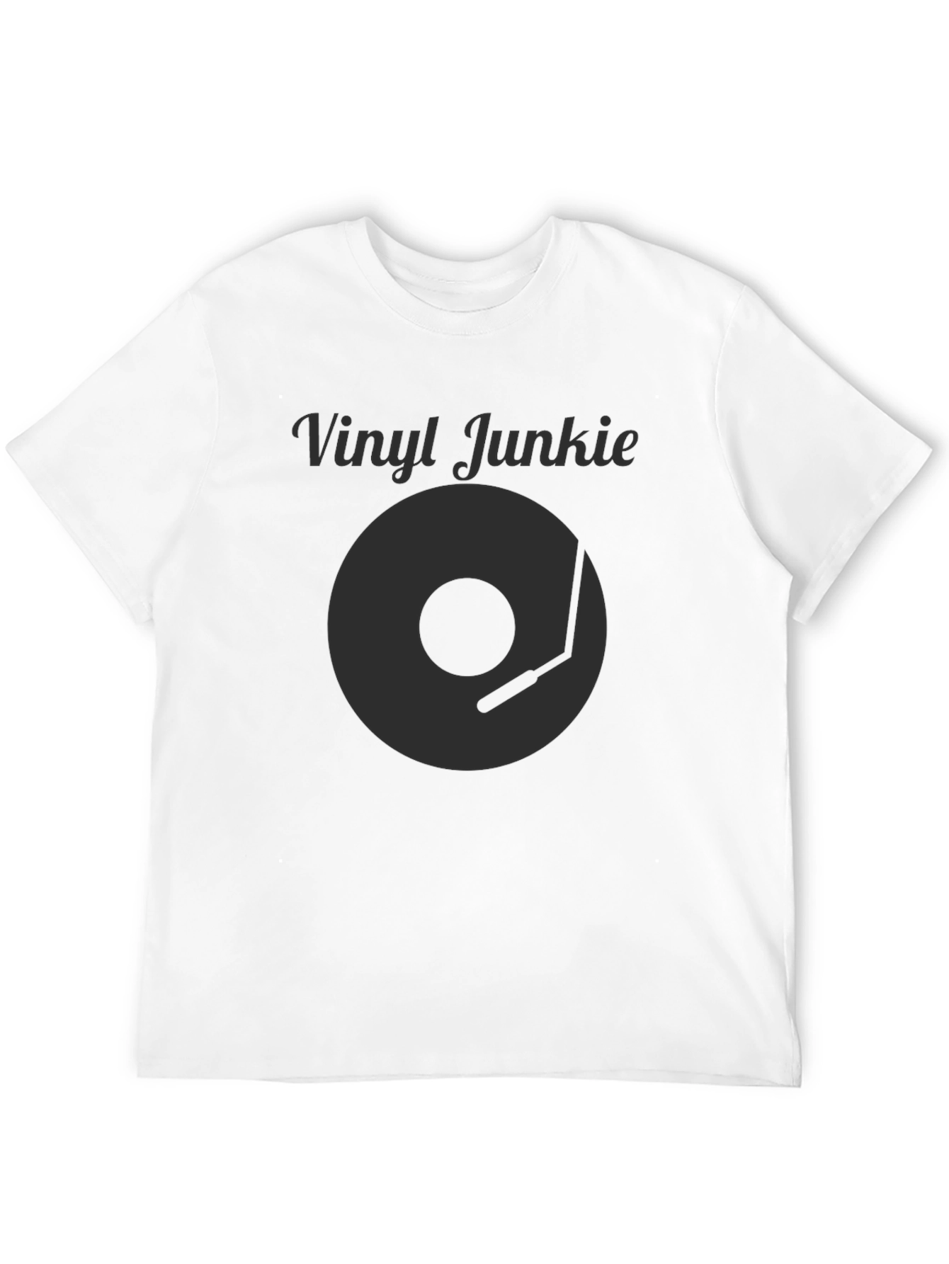 Vinyl Junkie Black T-Shirt