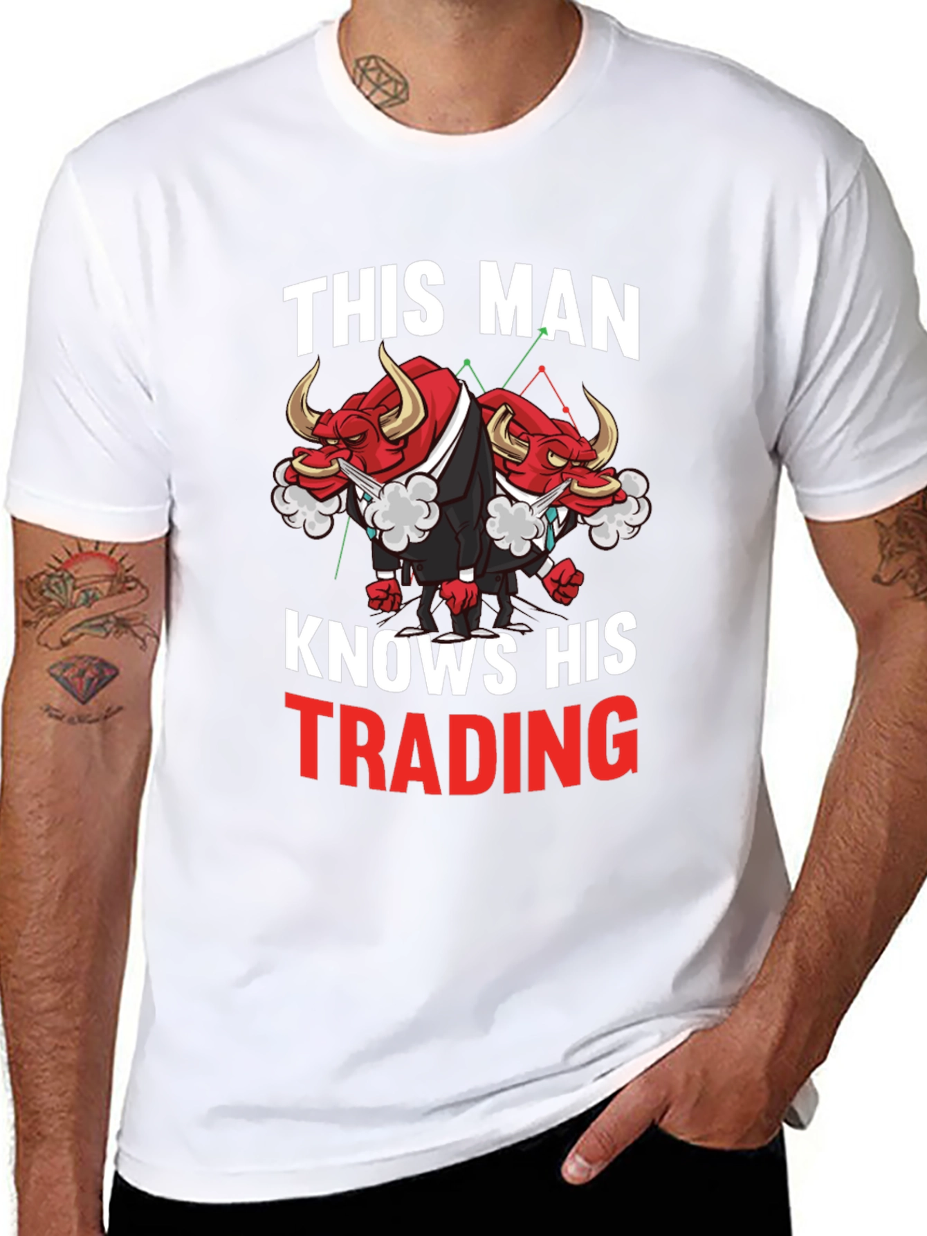 Trader Bulls Graphic Tee - Know Your Trading T-Shirt