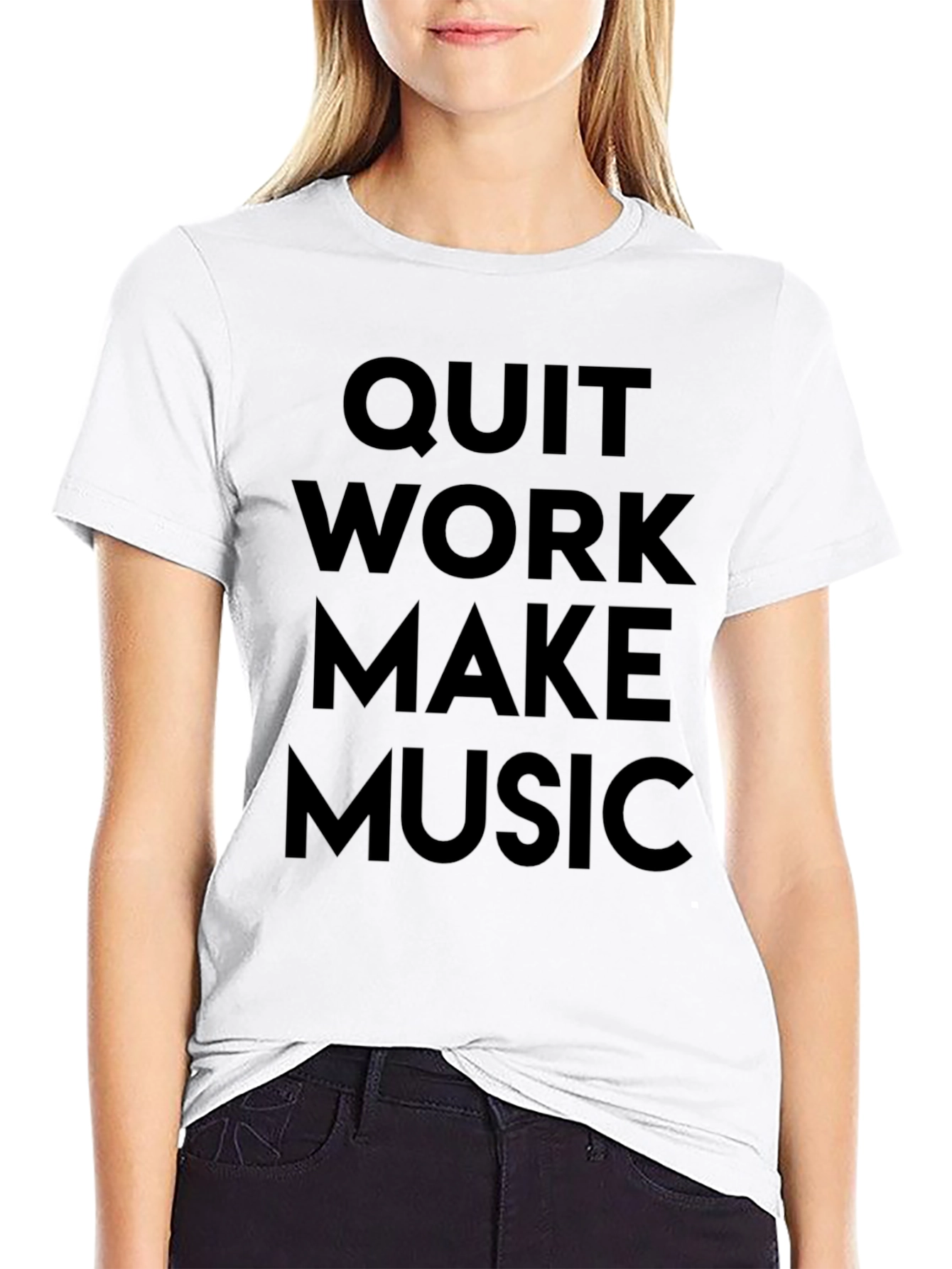 Quit Work Make Music T-Shirt