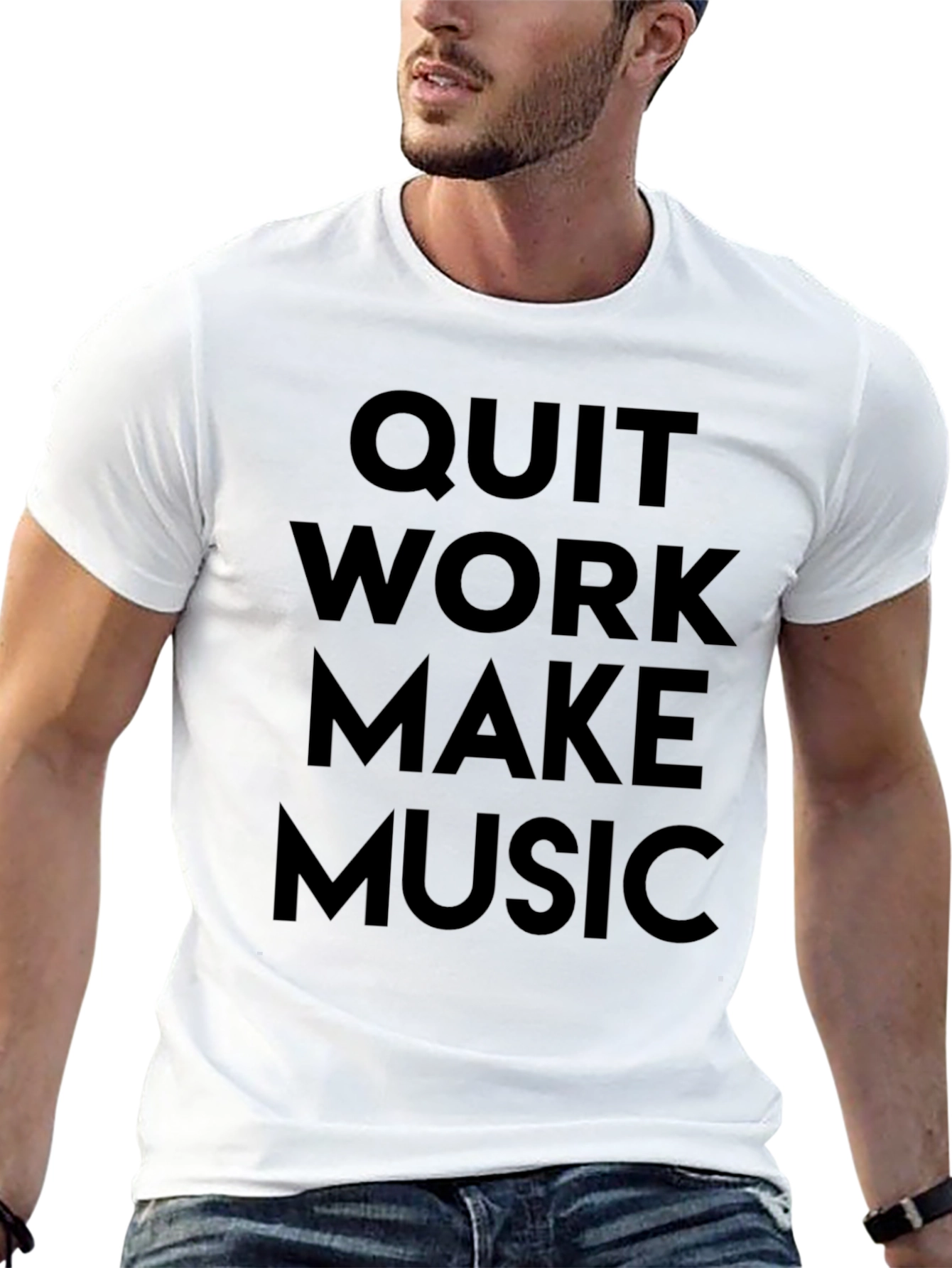 Quit Work Make Music T-Shirt
