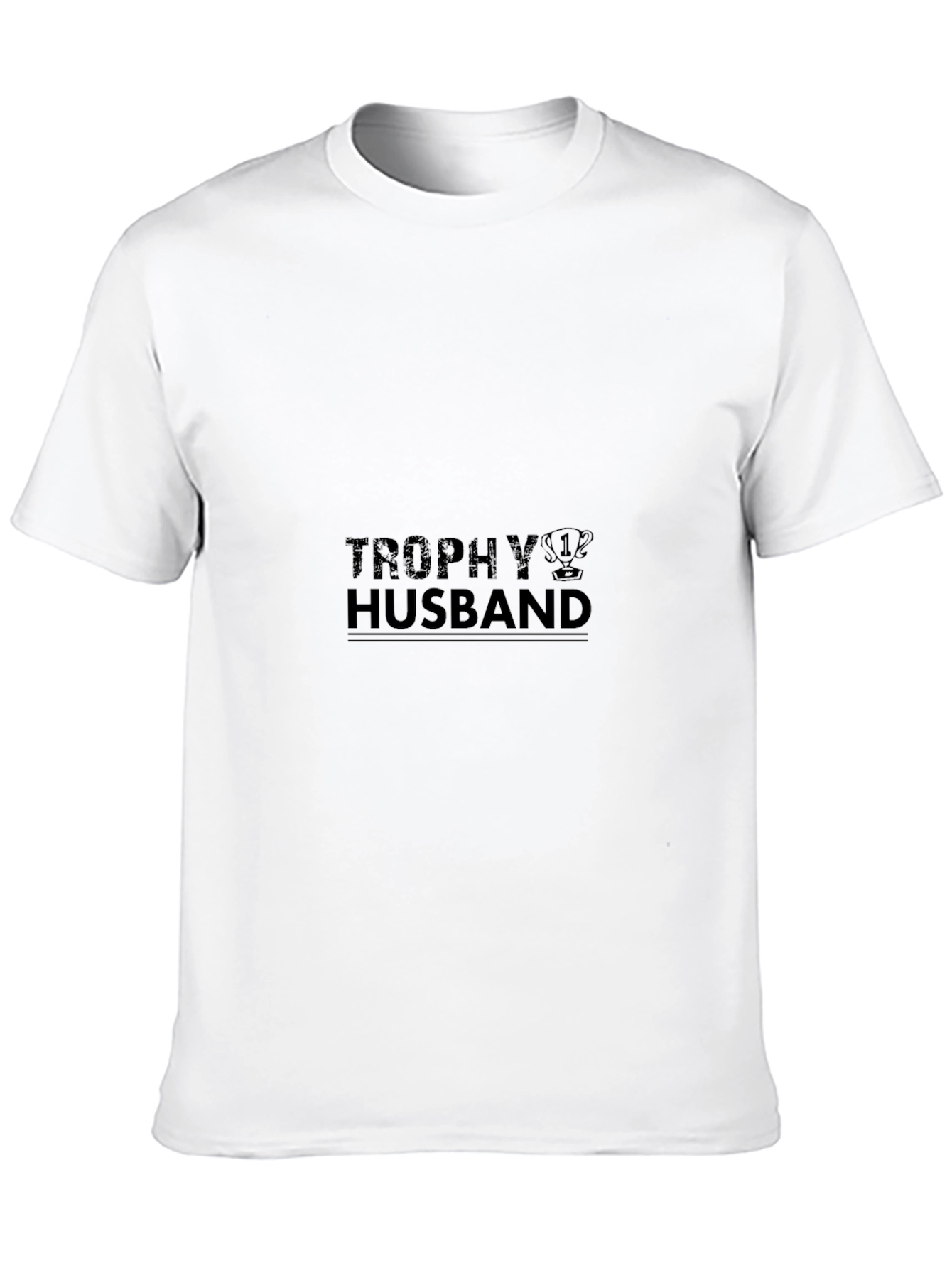Trophy Husband Graphic Tee - Black
