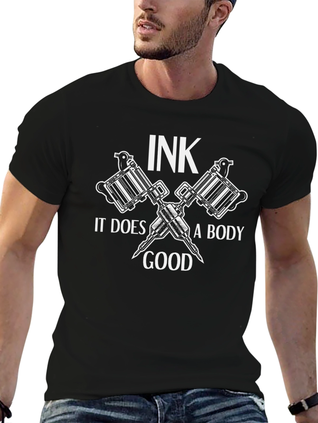 Ink It Does A Body Good Black T-Shirt