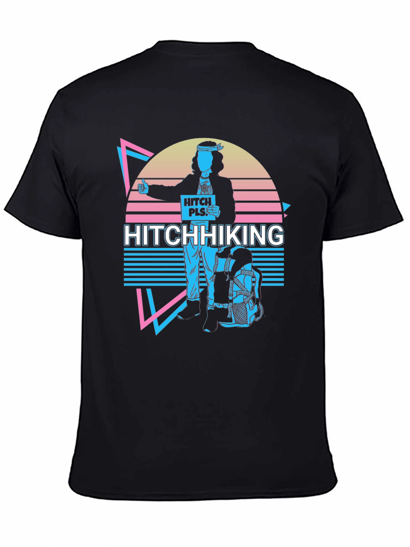 Hitchhiking Retro T-Shirt