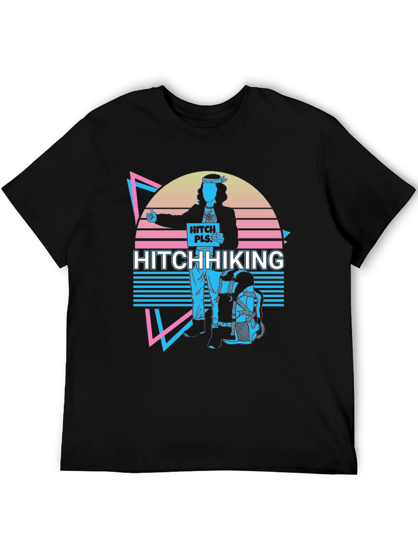 Hitchhiking Retro T-Shirt