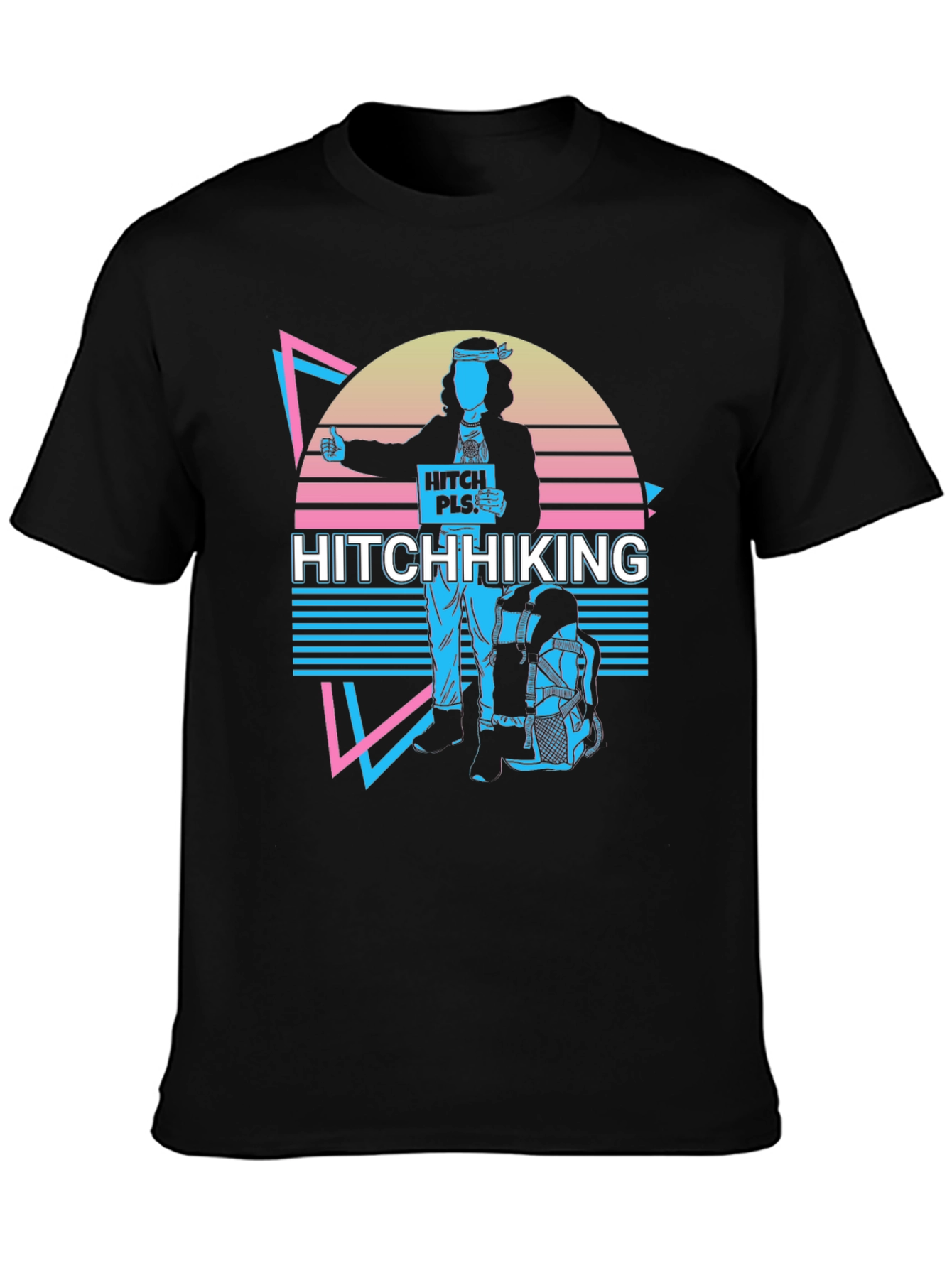 Hitchhiking Retro T-Shirt