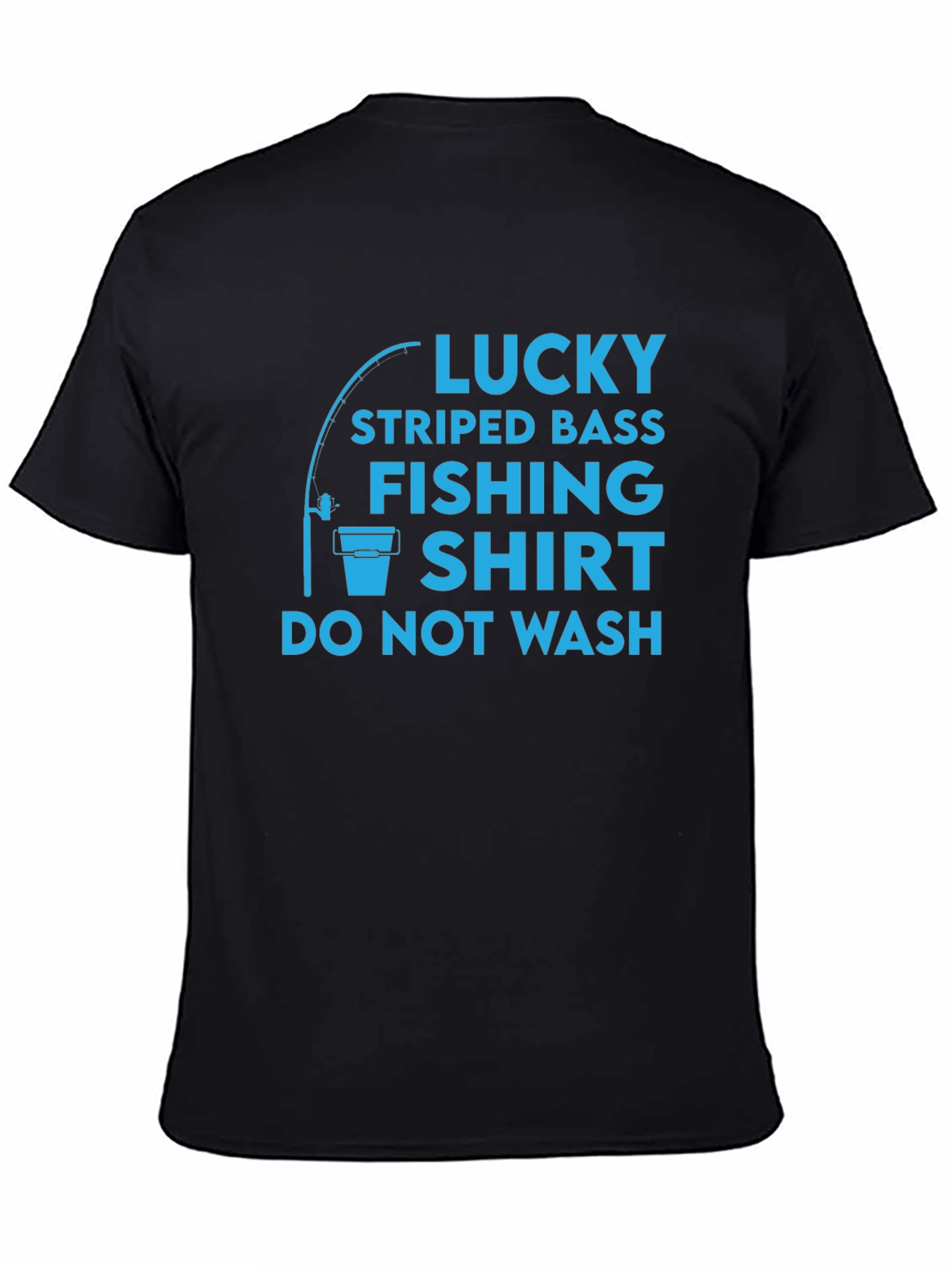 Lucky Striped Bass Fishing Shirt - Funny Angler Tee