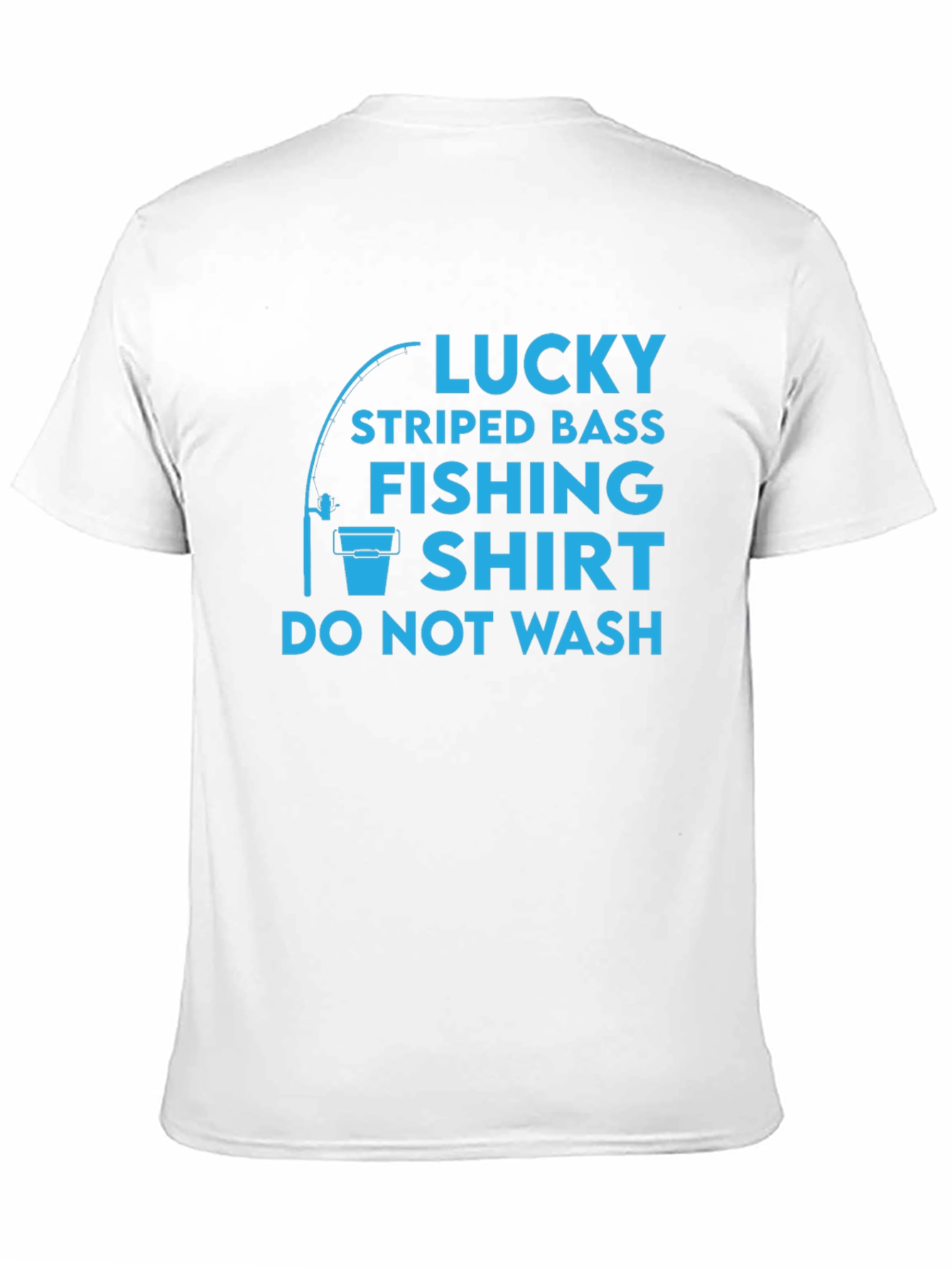 Lucky Striped Bass Fishing Shirt - Funny Angler Tee