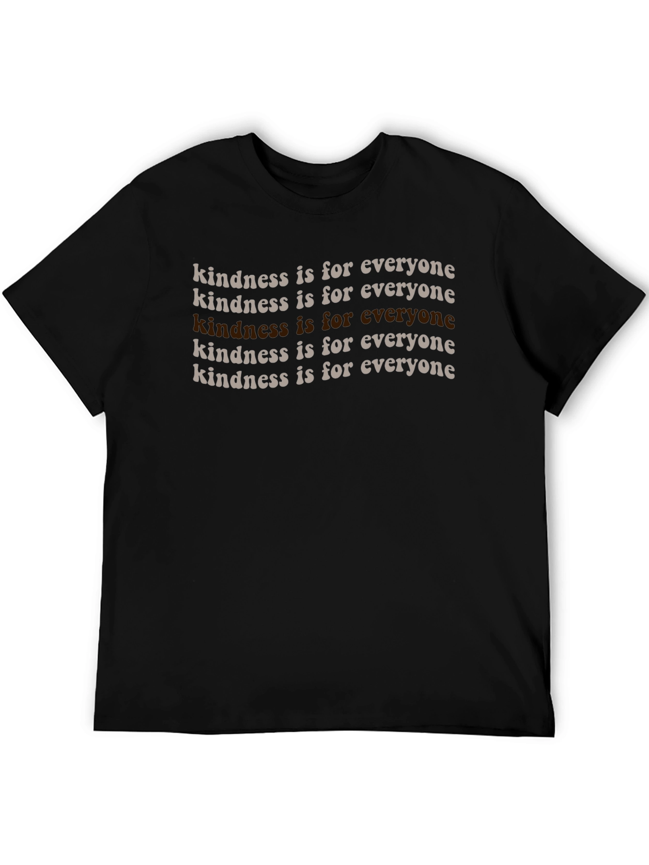 Kindness is for Everyone Graphic Tee - Black