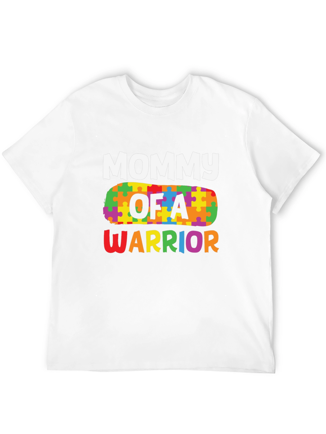 Mommy of a Warrior Autism Awareness T-Shirt