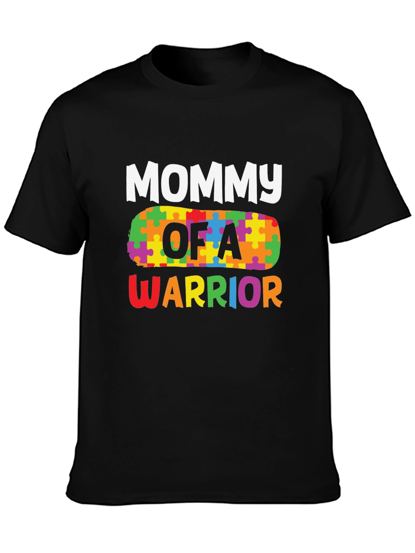 Mommy of a Warrior Autism Awareness T-Shirt