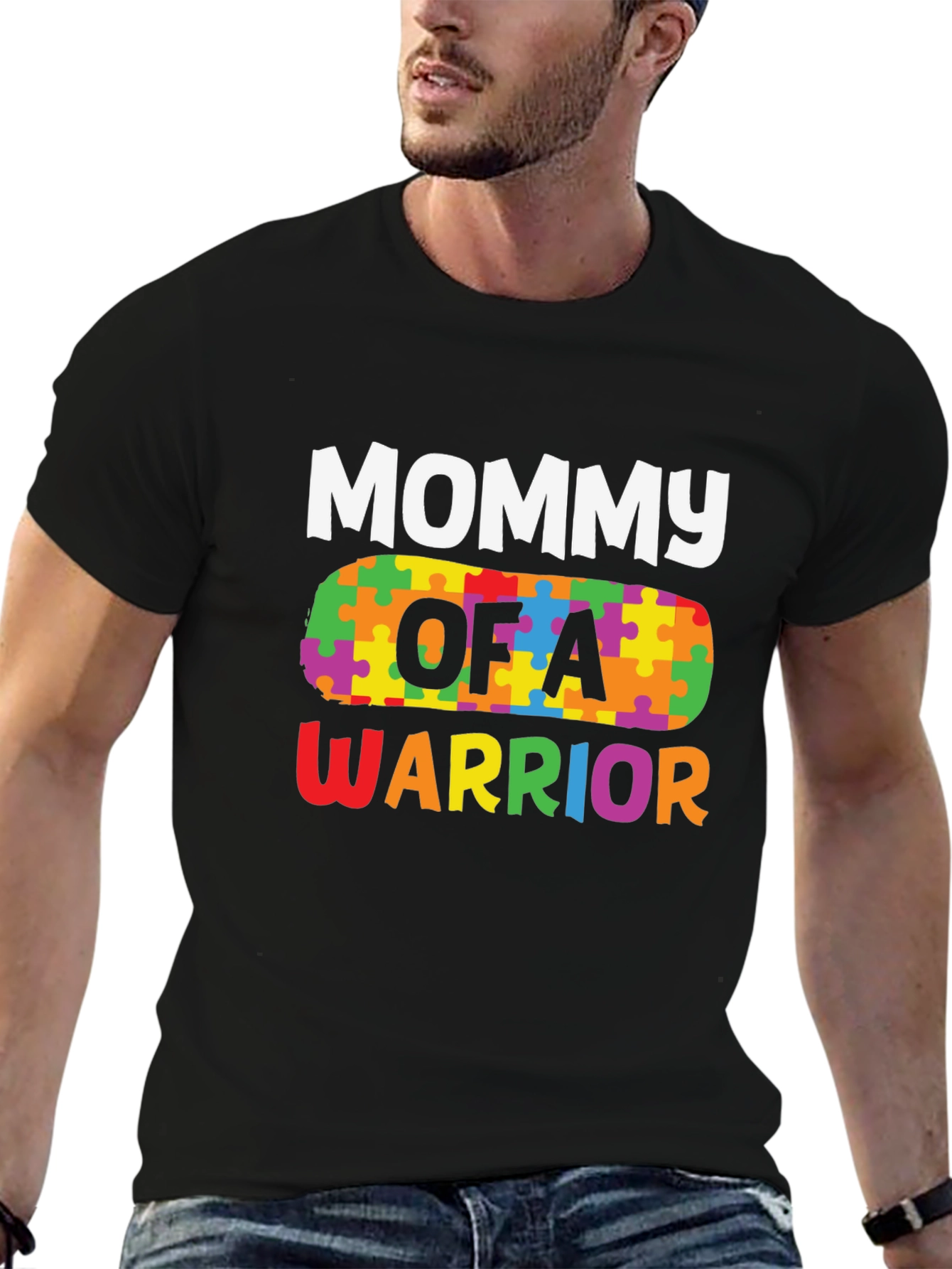 Mommy of a Warrior Autism Awareness T-Shirt