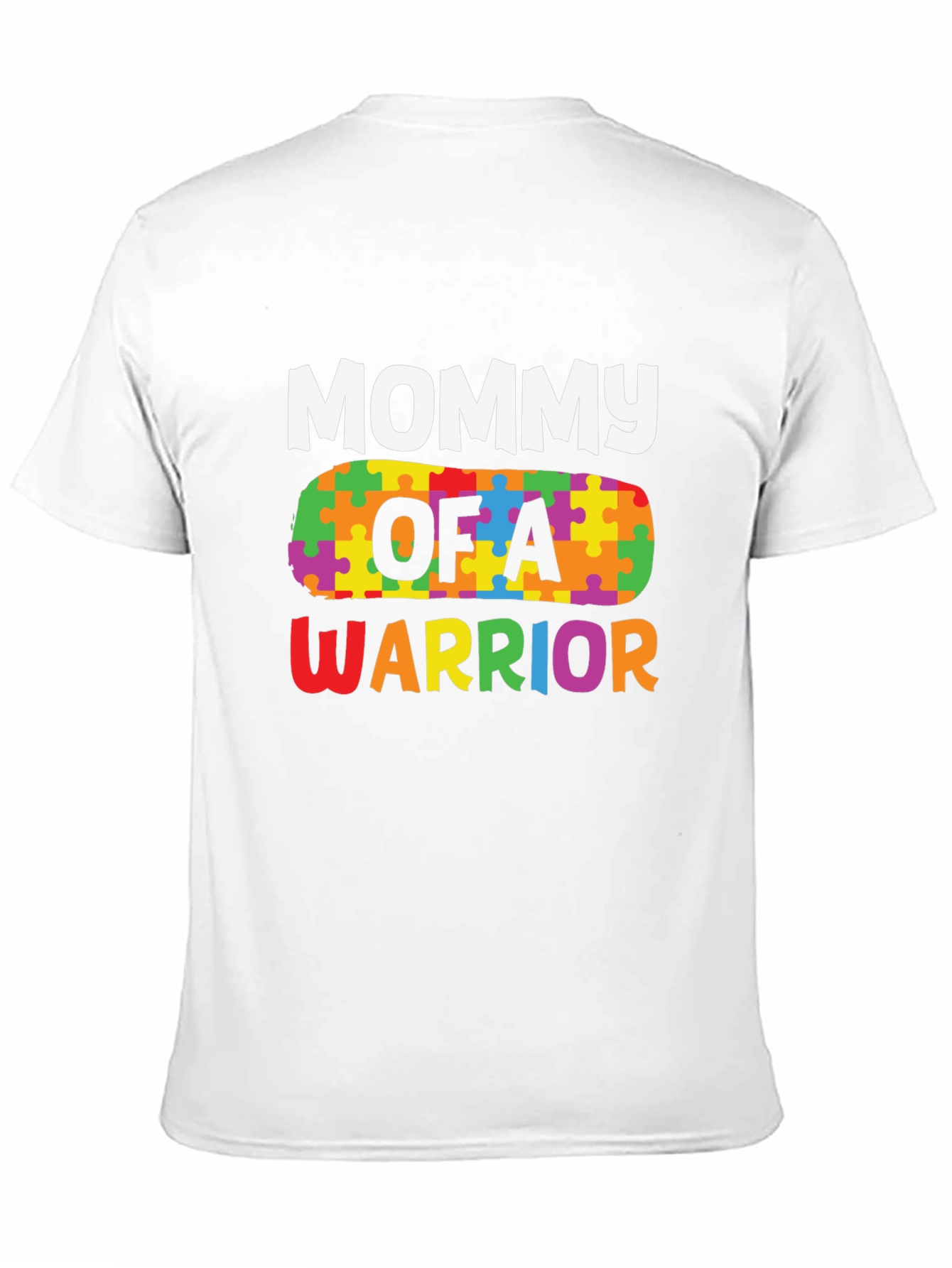 Mommy of a Warrior Autism Awareness T-Shirt