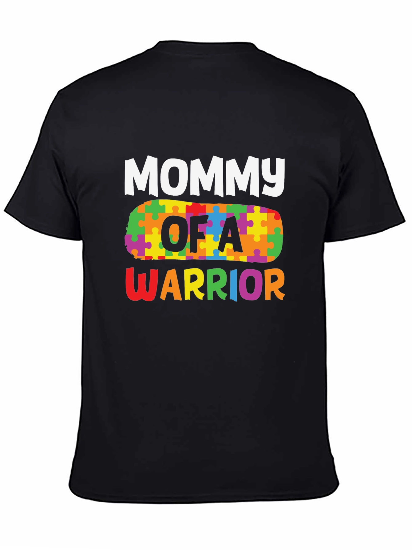 Mommy of a Warrior Autism Awareness T-Shirt