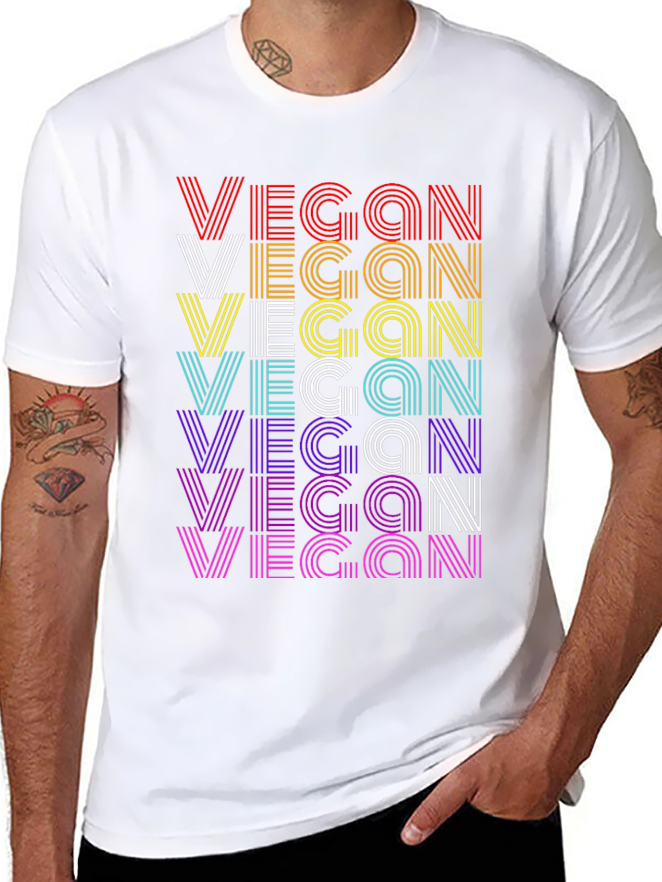 Retro Vegan Graphic Tee