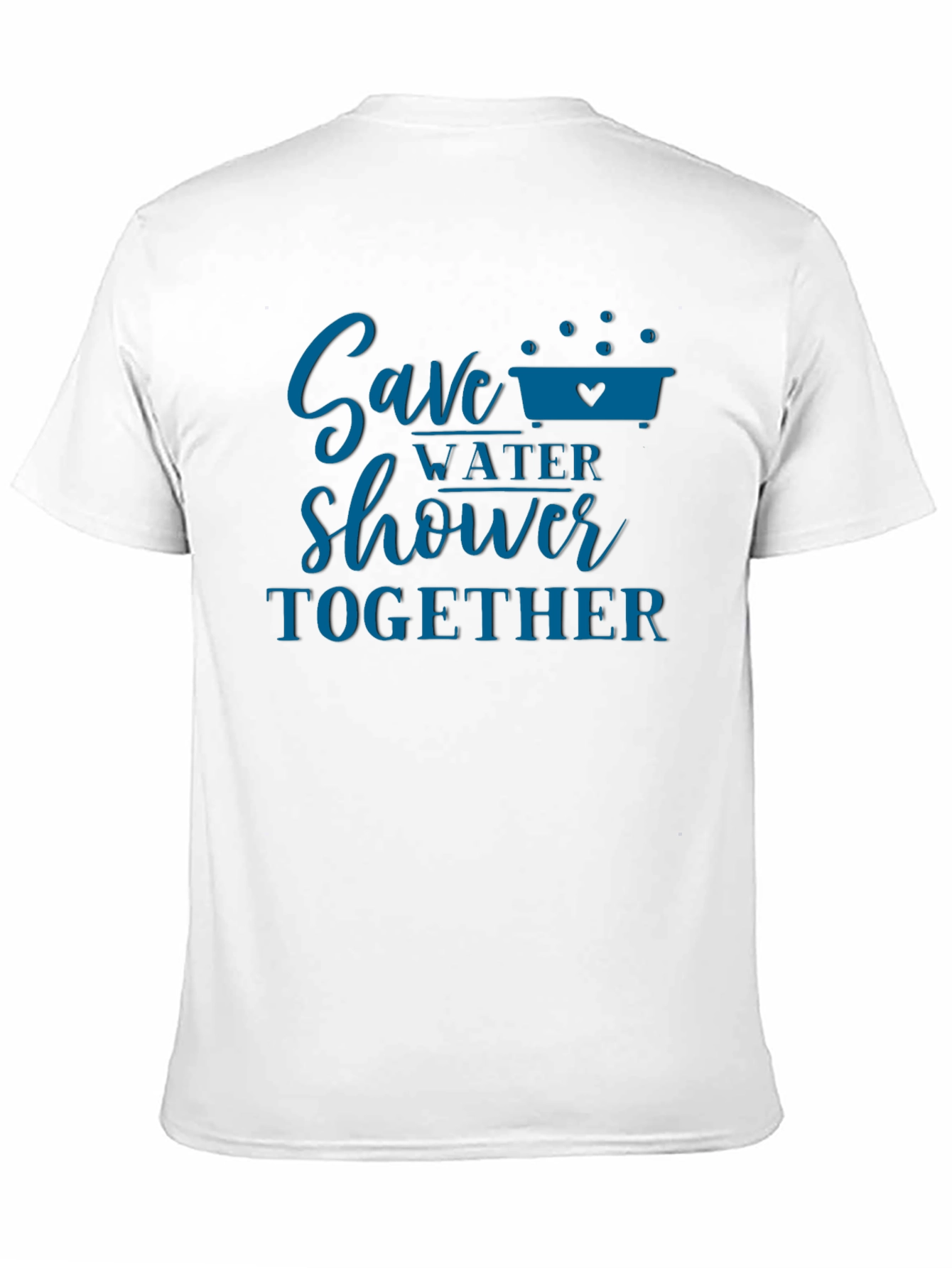 Save Water Shower Together Black Tee