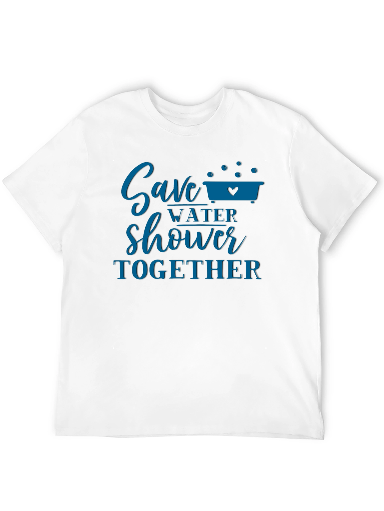 Save Water Shower Together Black Tee