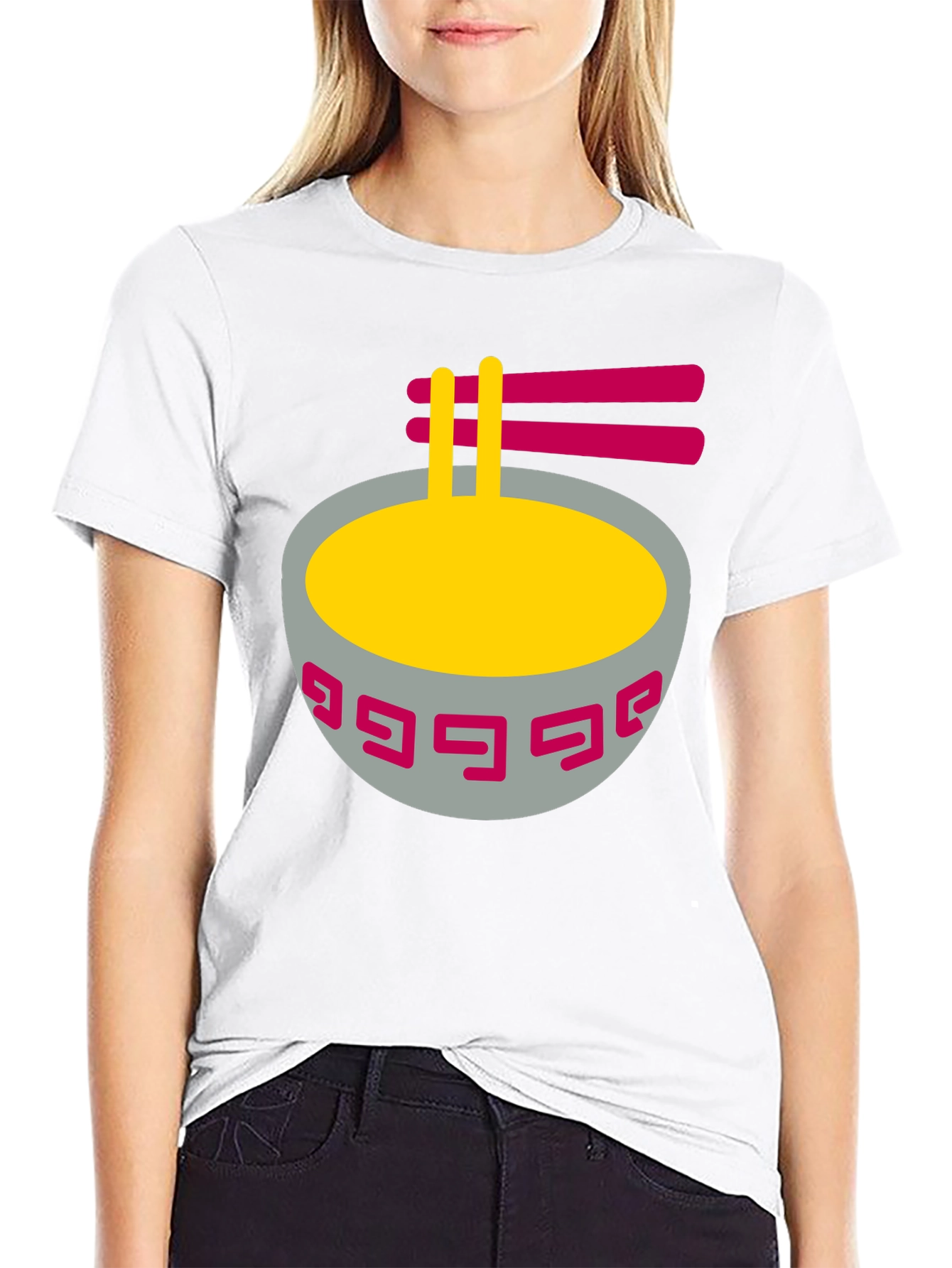 Ramen Bowl Graphic T-Shirt - Foodie Fashion