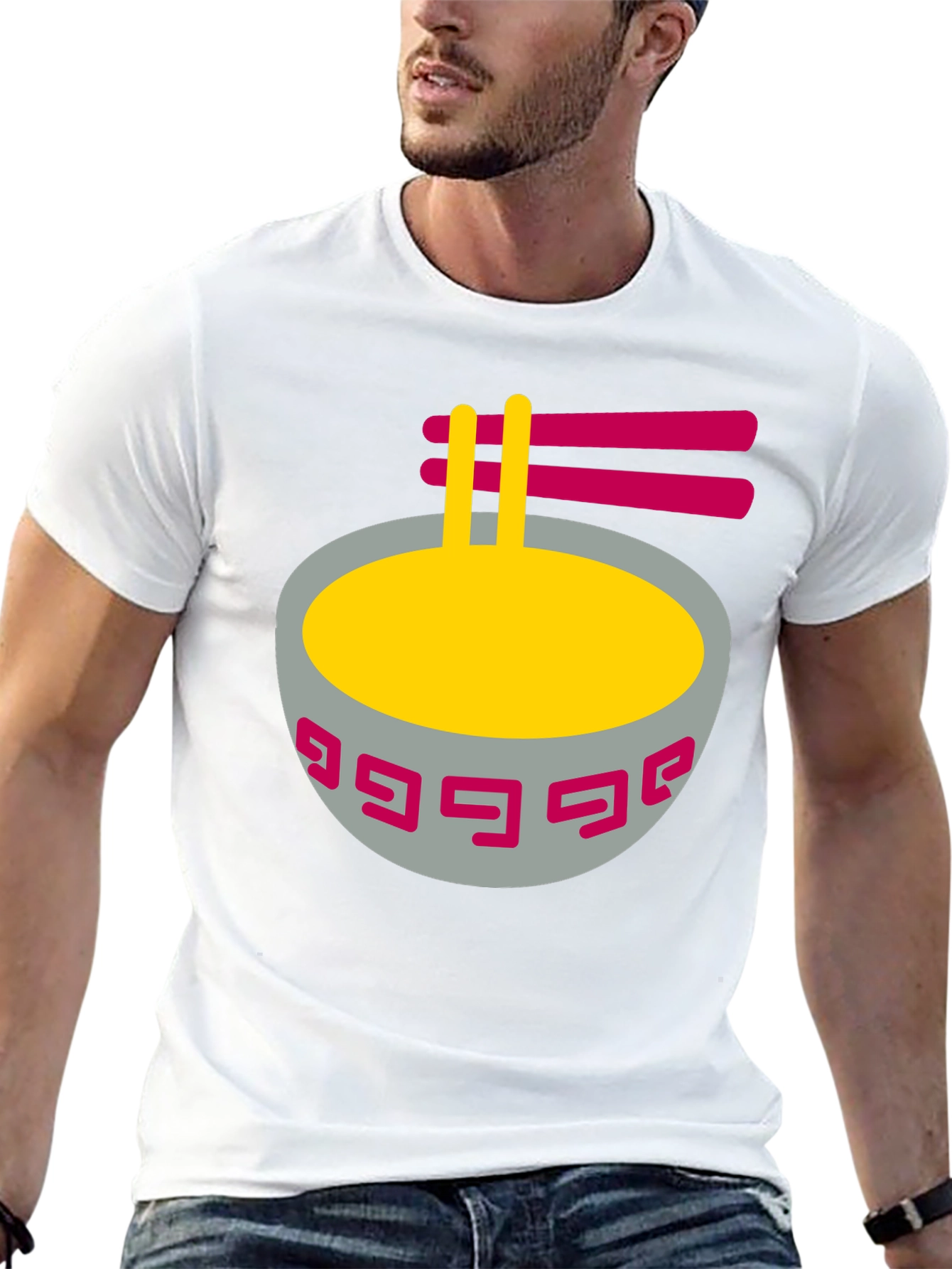 Ramen Bowl Graphic T-Shirt - Foodie Fashion