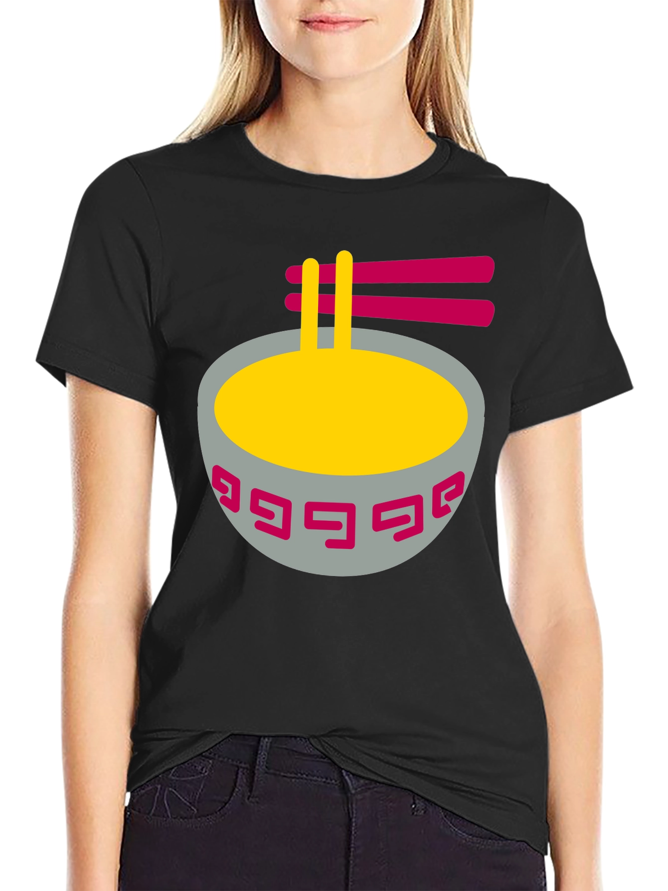 Ramen Bowl Graphic T-Shirt - Foodie Fashion