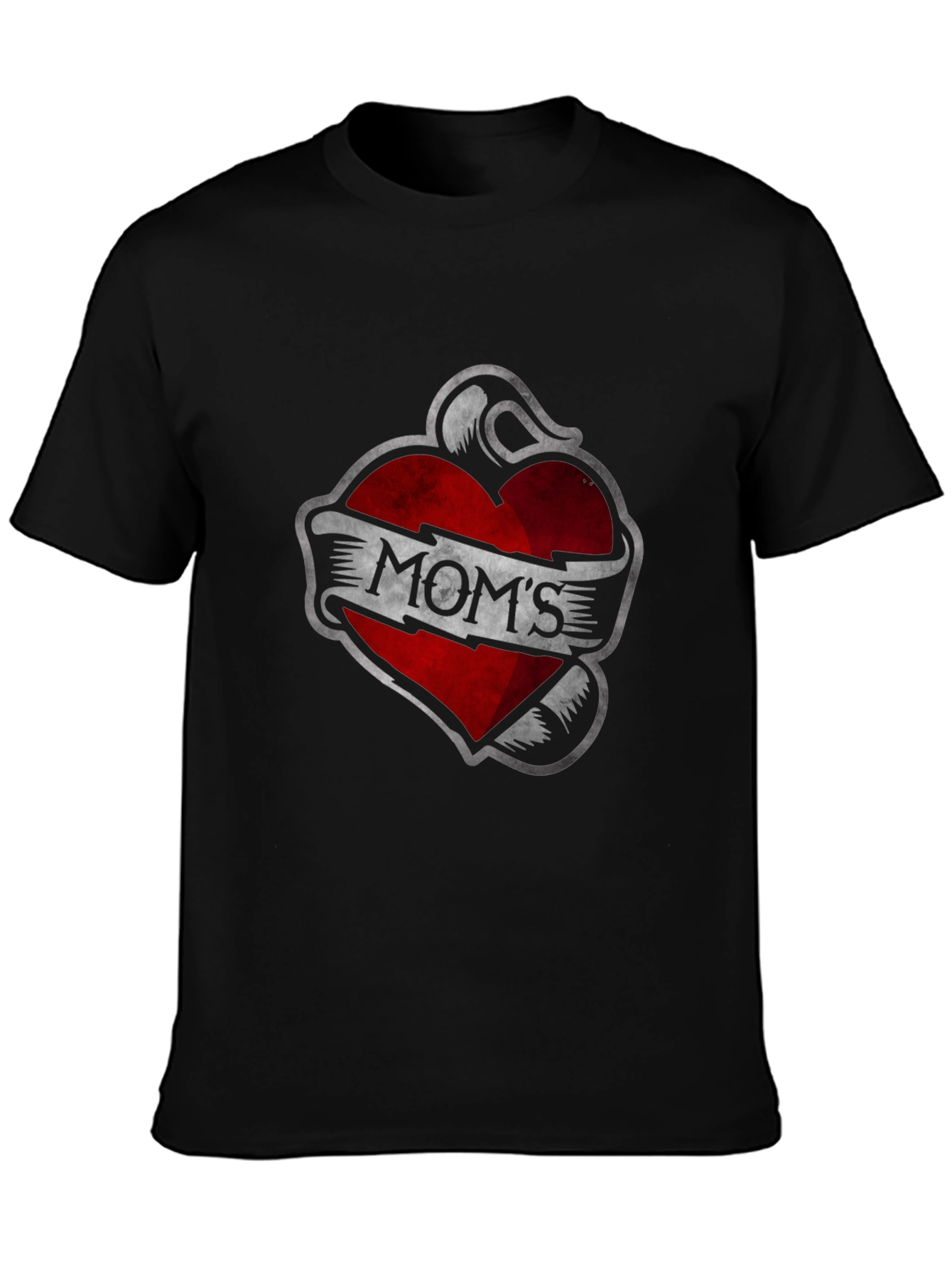 Moms Heart Tattoo T-Shirt - Classic Graphic Tee
