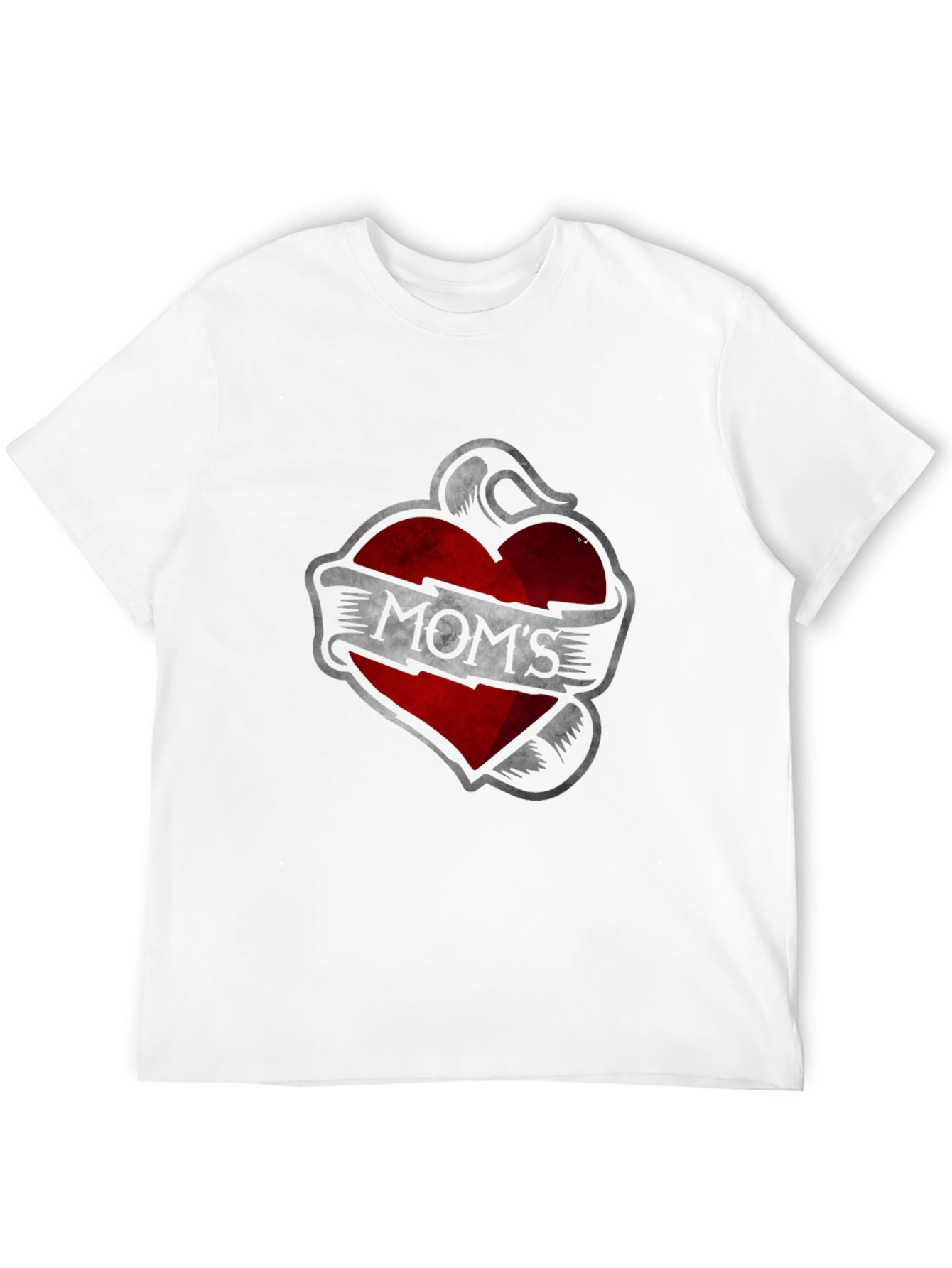 Moms Heart Tattoo T-Shirt - Classic Graphic Tee