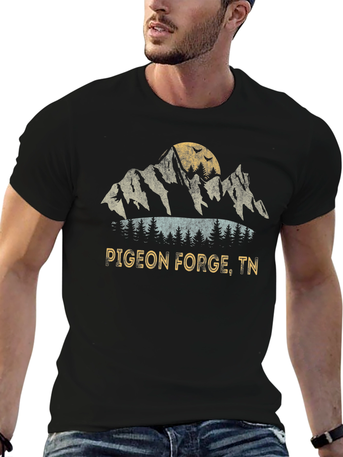 Pigeon Forge TN Graphic Tee - Mountain Scene