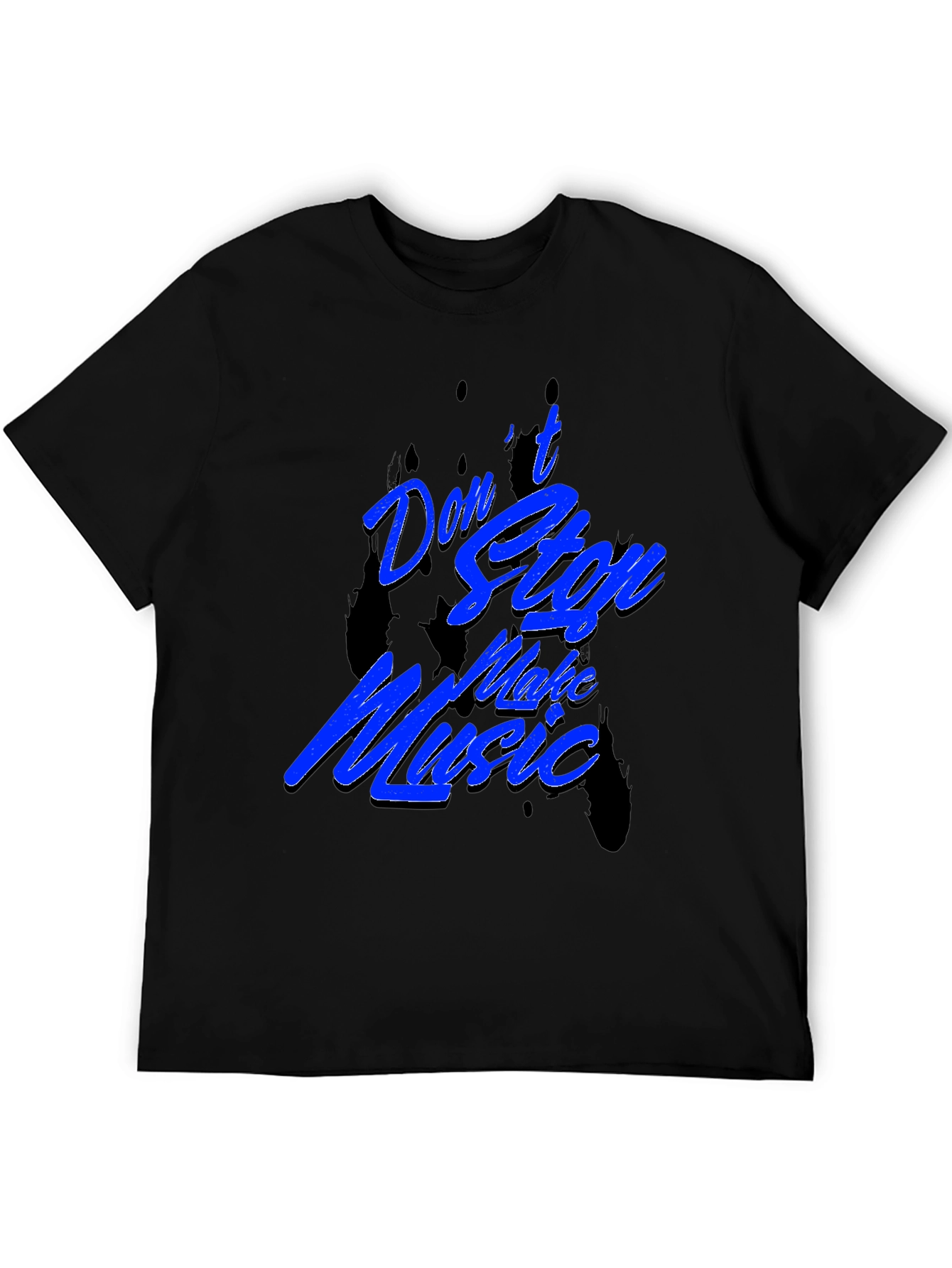Dont Stop Make Music Black T-Shirt