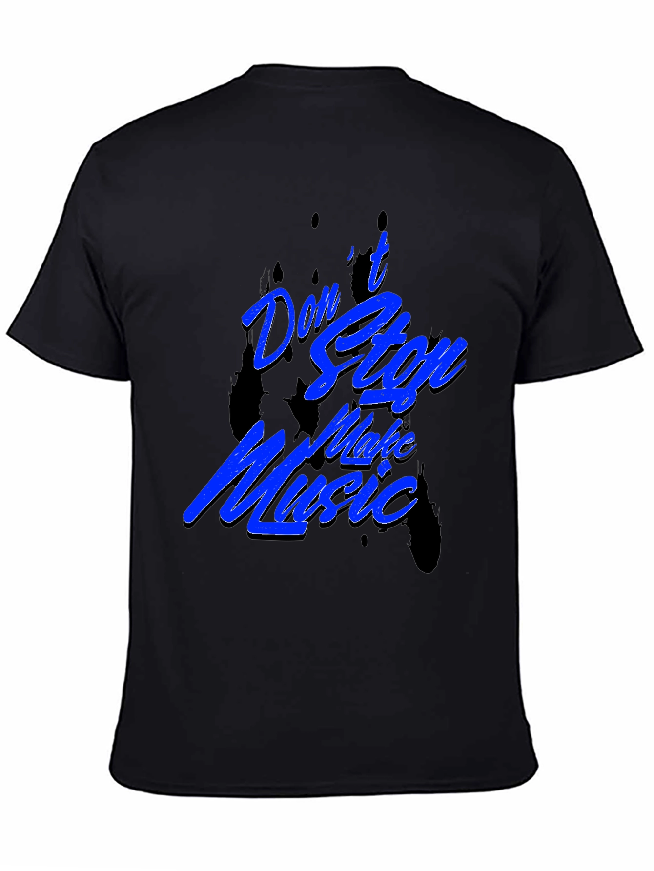 Dont Stop Make Music Black T-Shirt