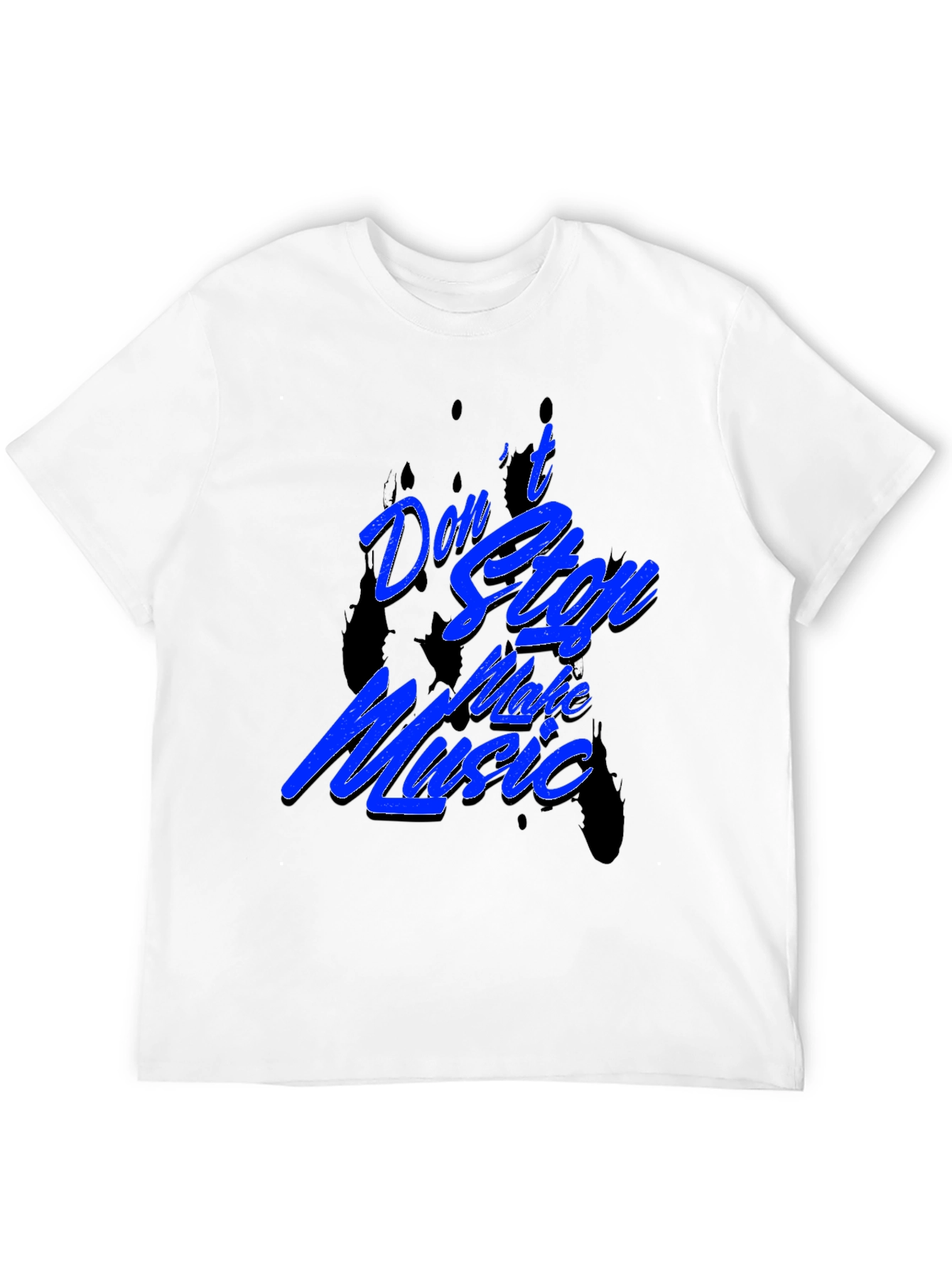 Dont Stop Make Music Black T-Shirt