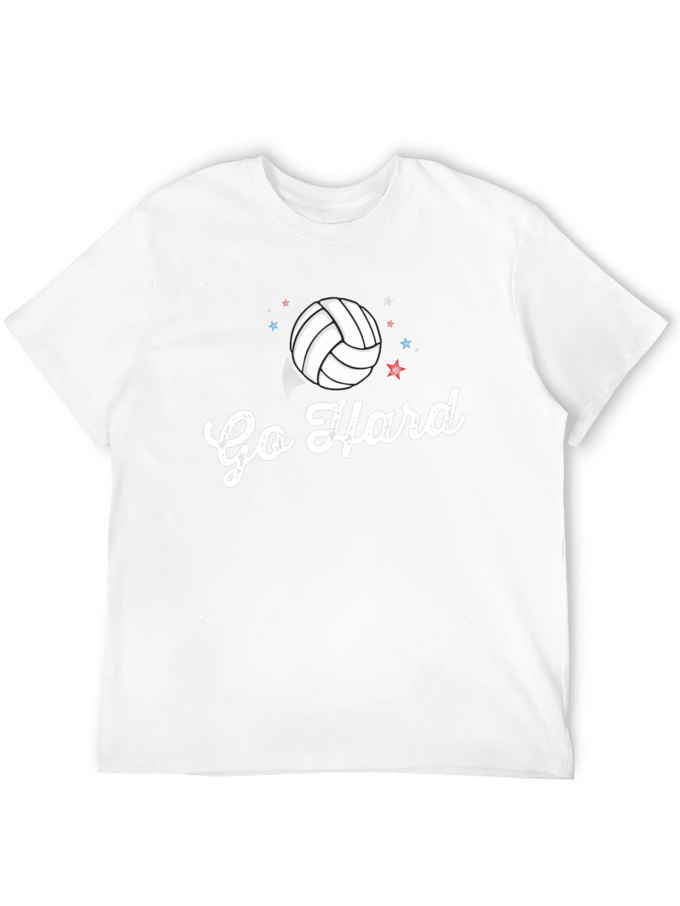 Go Hard Volleyball Graphic Tee
