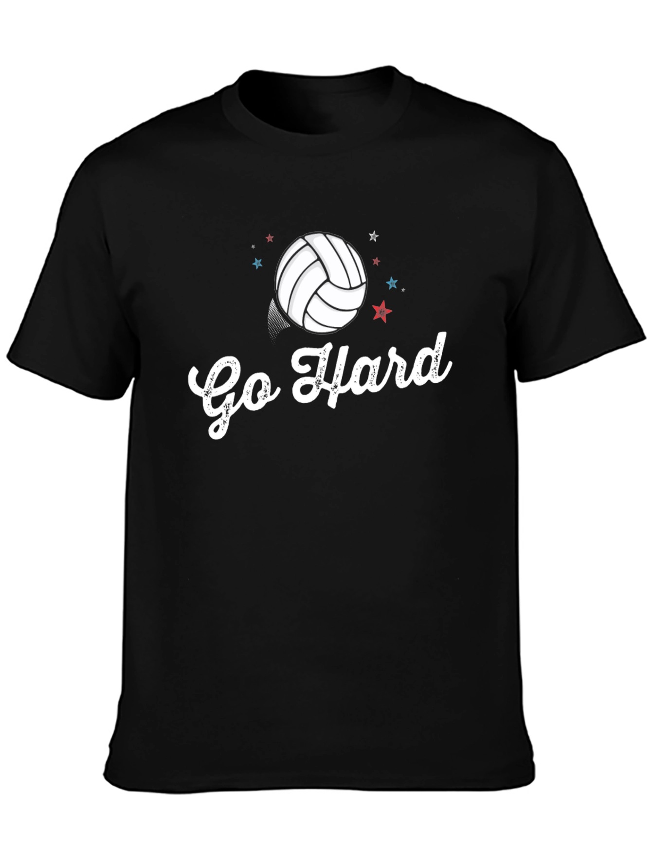 Go Hard Volleyball Graphic Tee