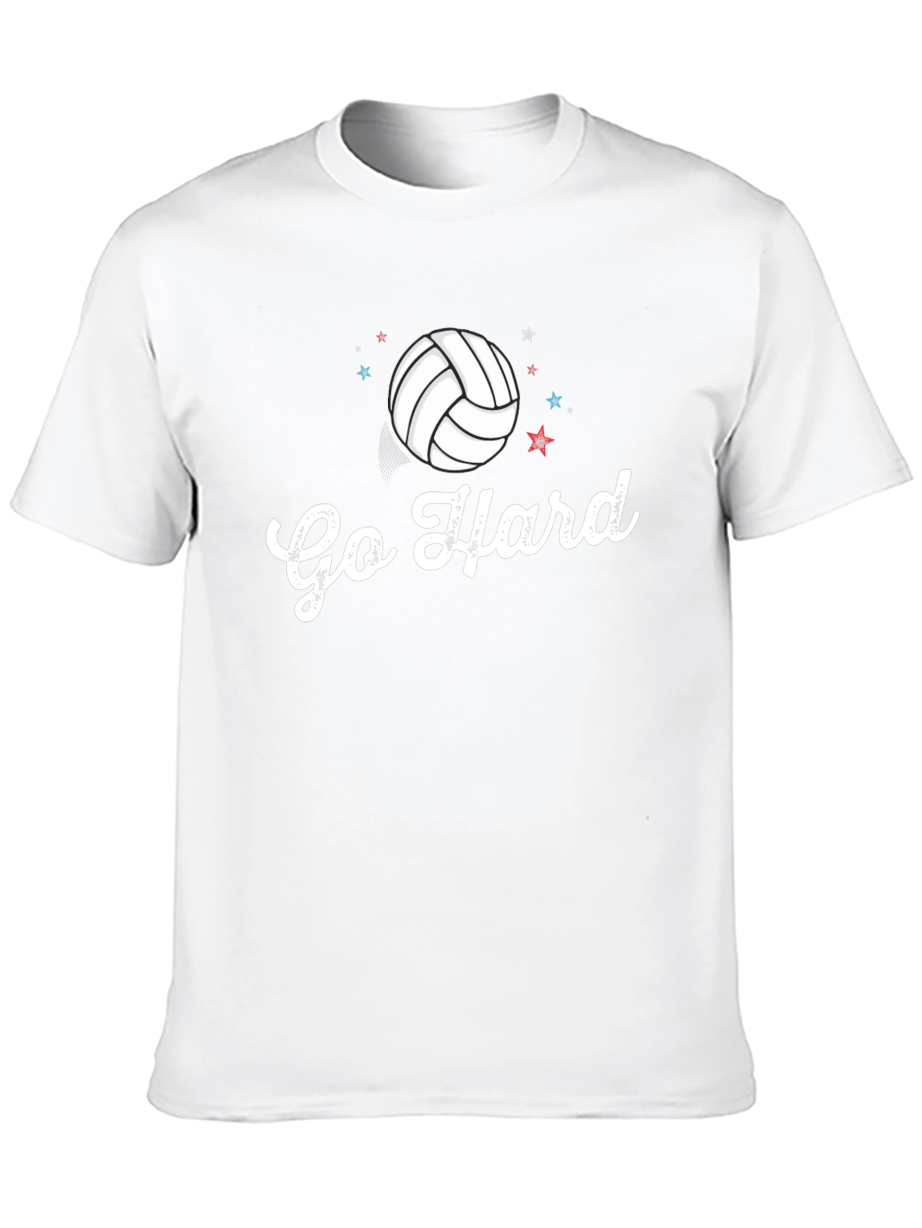 Go Hard Volleyball Graphic Tee