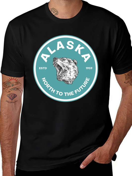 Alaska Bear Graphic Tee - North to the Future T-Shirt