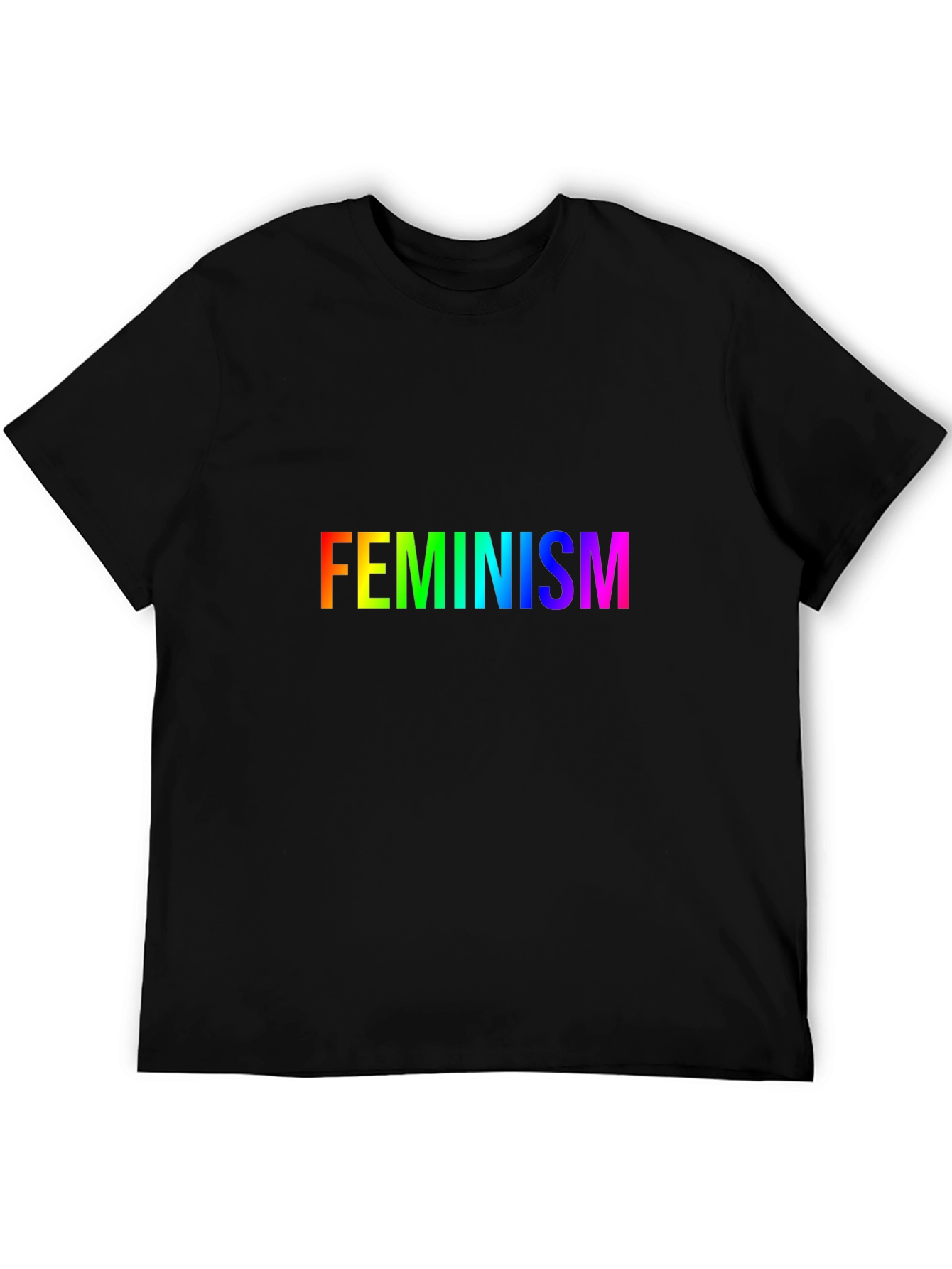 Rainbow Feminism T-Shirt - Soft Cotton Blend Tee