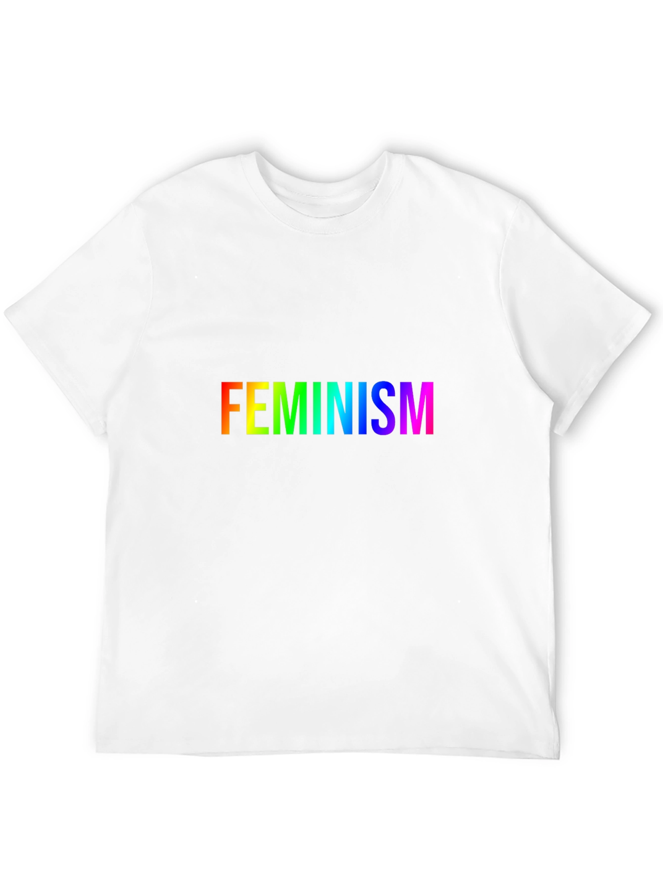 Rainbow Feminism T-Shirt - Soft Cotton Blend Tee