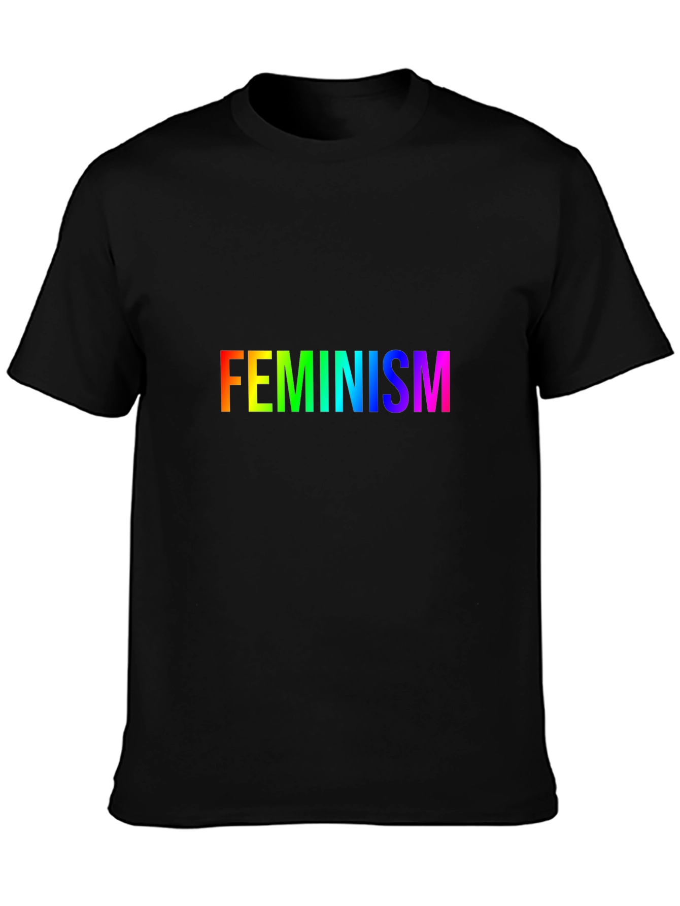 Rainbow Feminism T-Shirt - Soft Cotton Blend Tee