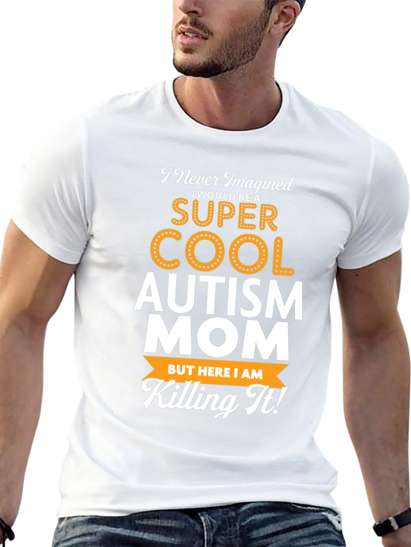 Super Cool Autism Mom Graphic T-Shirt