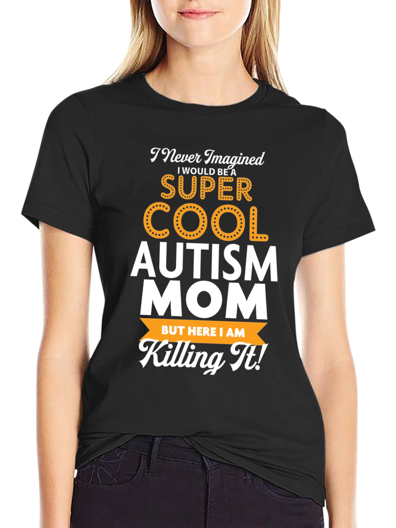 Super Cool Autism Mom Graphic T-Shirt