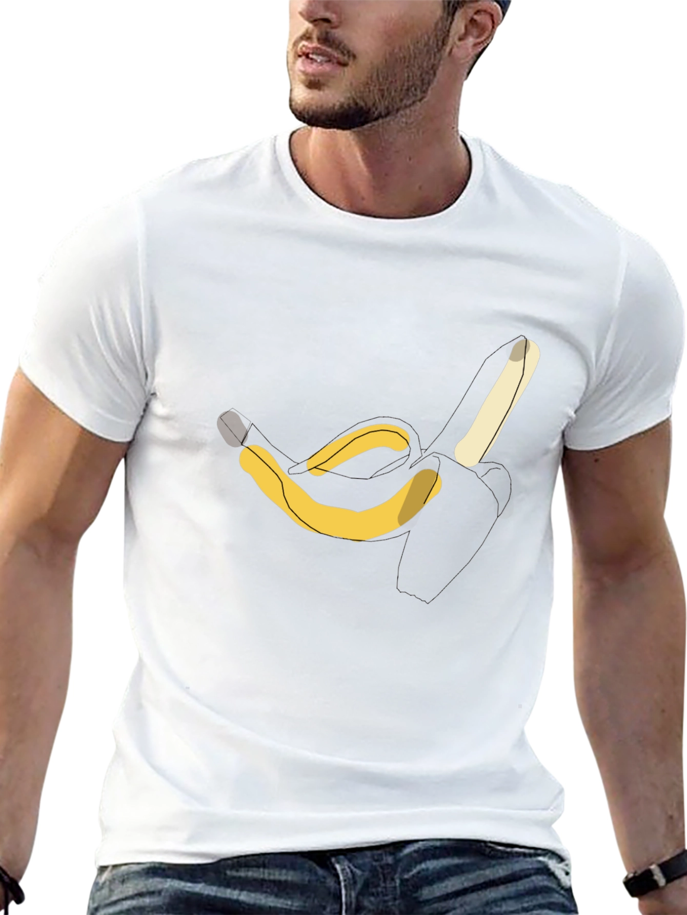 Banana Graphic T-Shirt - Casual Cotton Tee