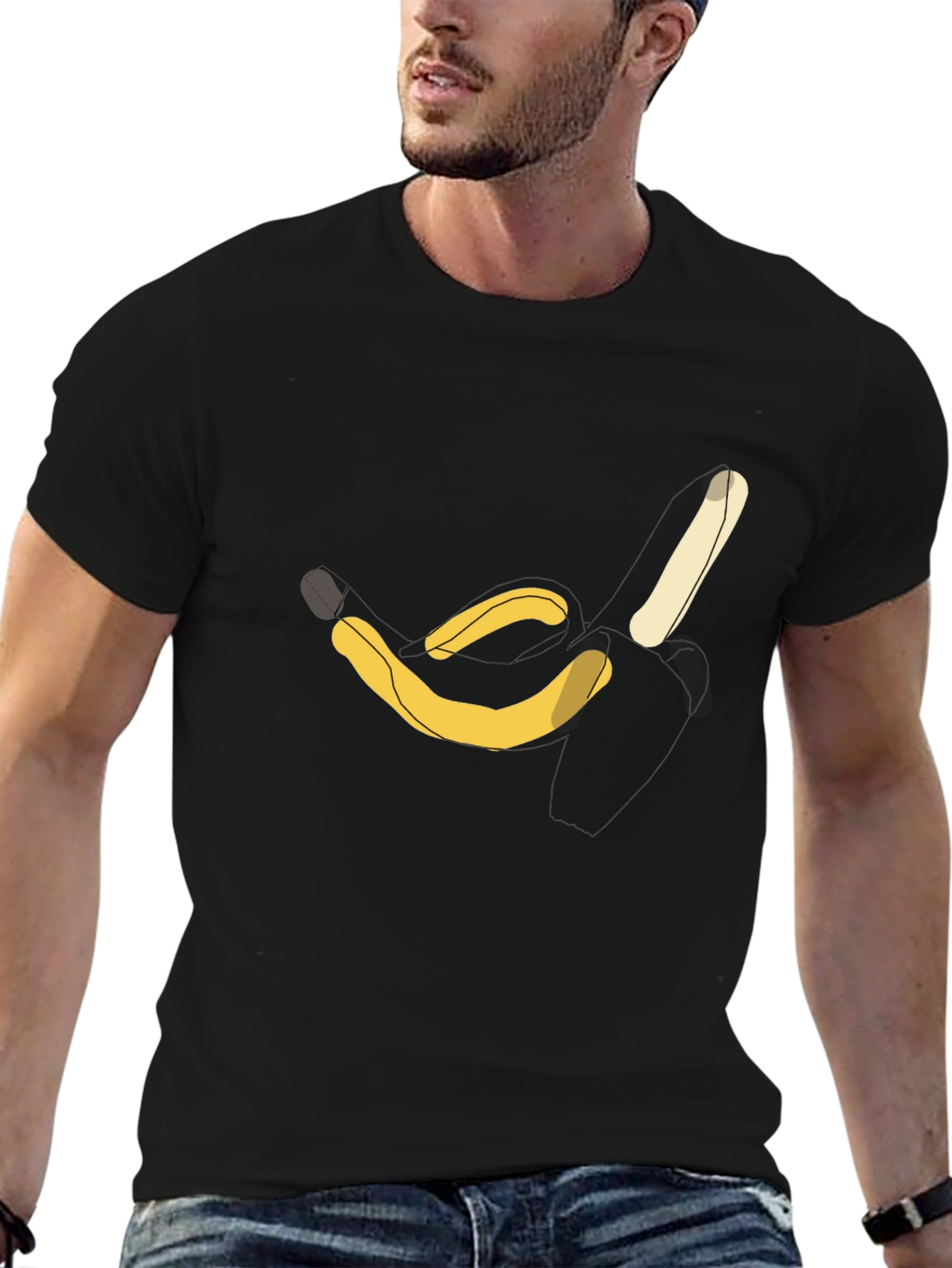 Banana Graphic T-Shirt - Casual Cotton Tee