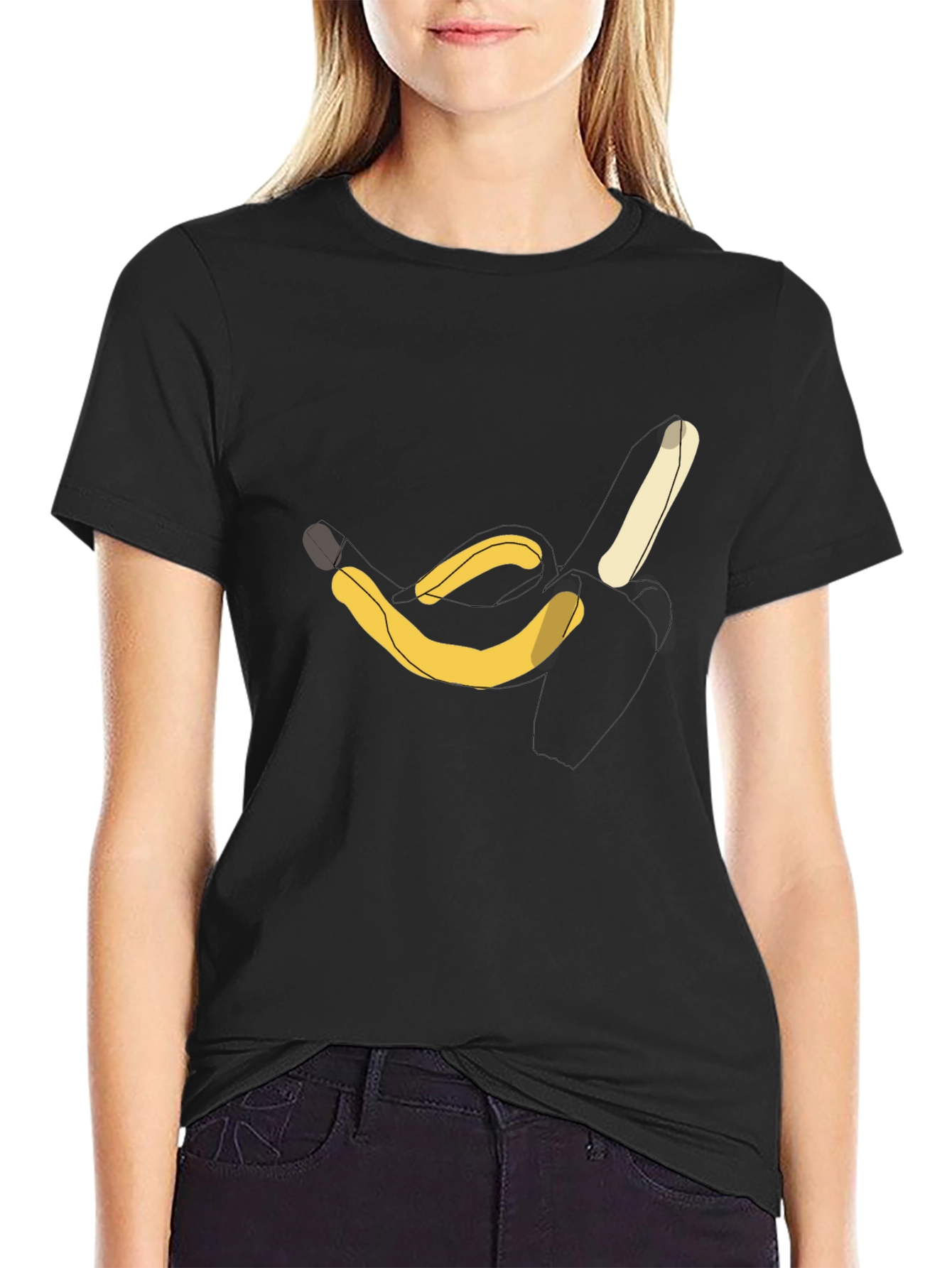Banana Graphic T-Shirt - Casual Cotton Tee