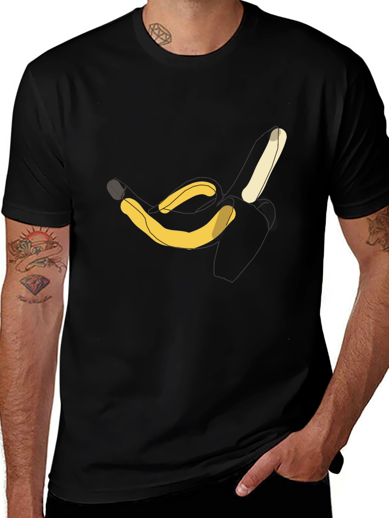 Banana Graphic T-Shirt - Casual Cotton Tee