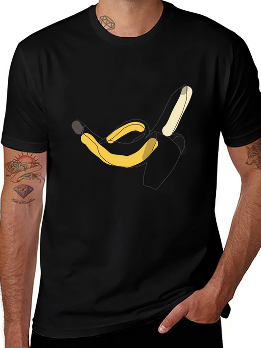 Banana Graphic T-Shirt - Casual Cotton Tee