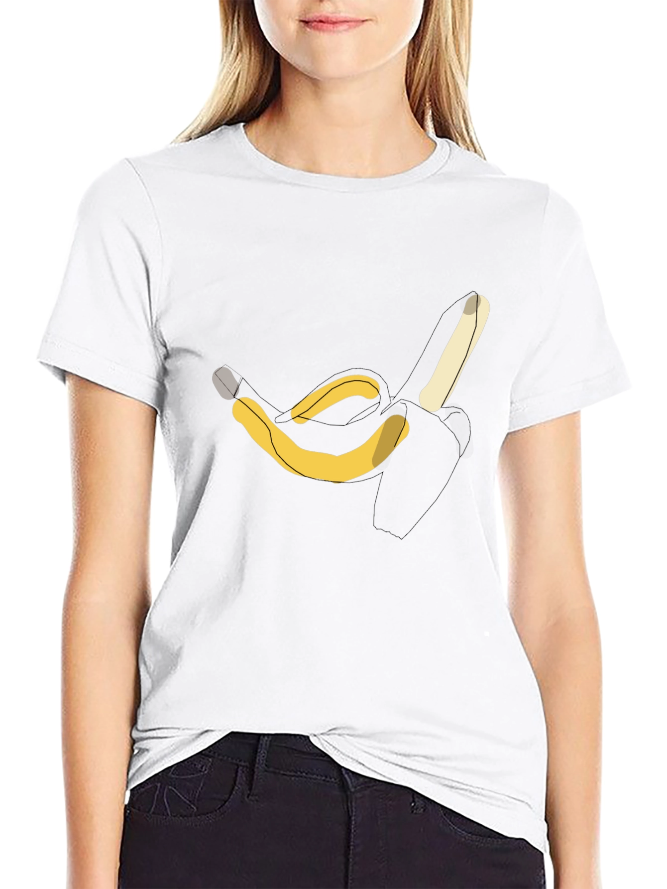 Banana Graphic T-Shirt - Casual Cotton Tee