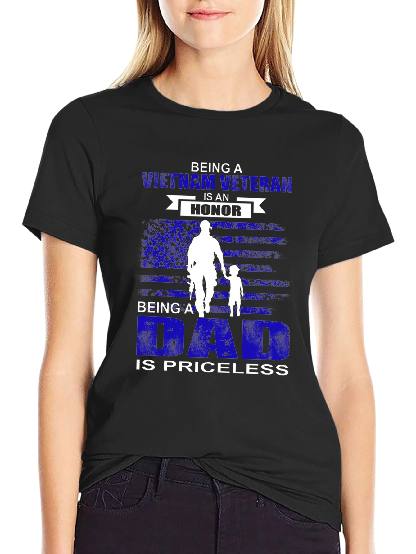 Vietnam Veteran Dad T-Shirt - Priceless Honor