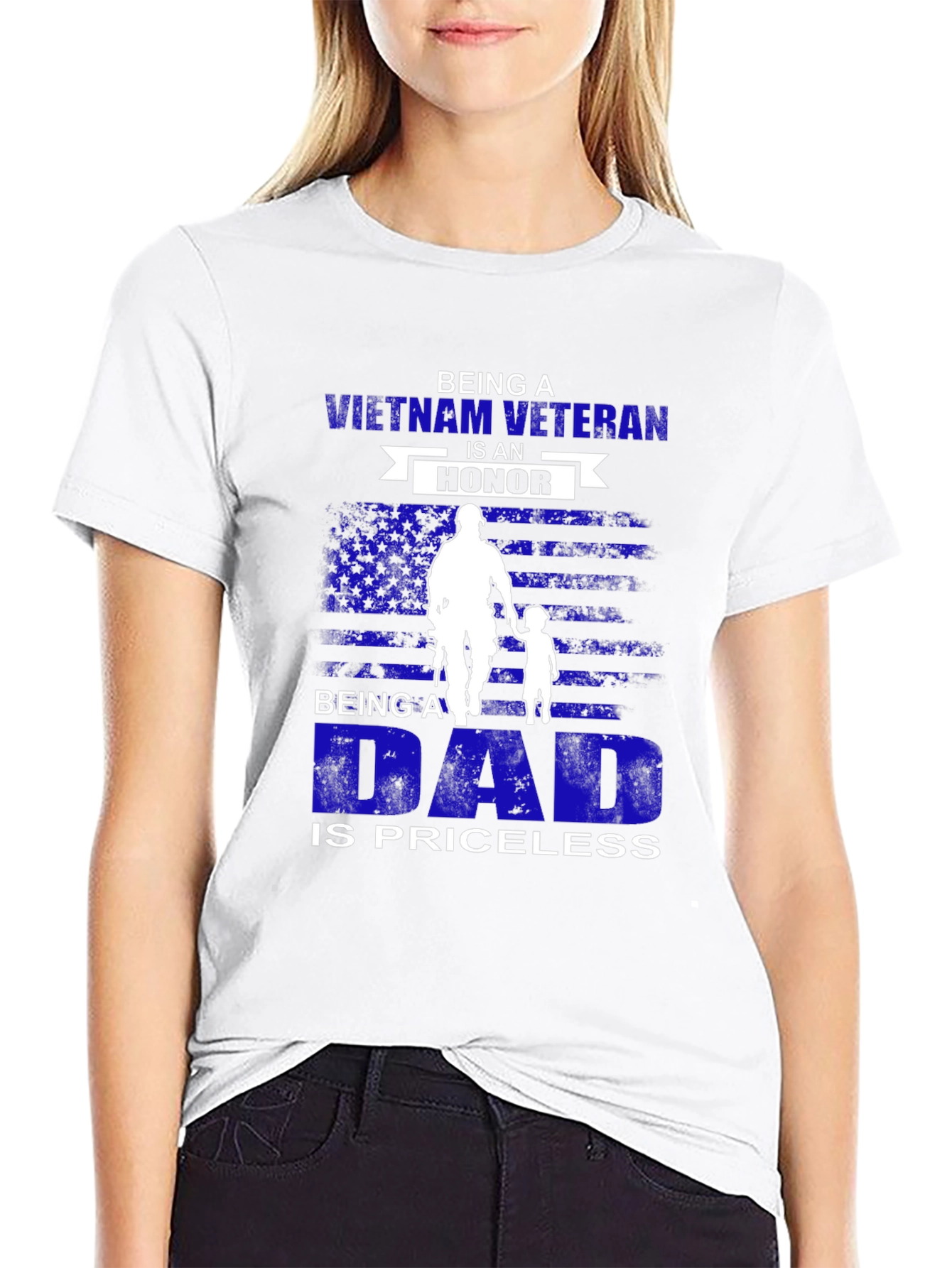 Vietnam Veteran Dad T-Shirt - Priceless Honor